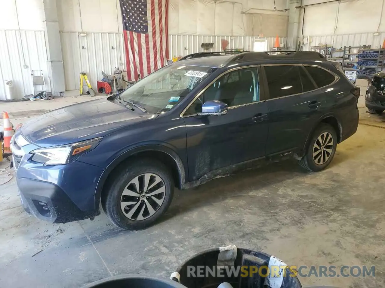 1 Photograph of a damaged car 4S4BTADC7M3155140 SUBARU OUTBACK 2021