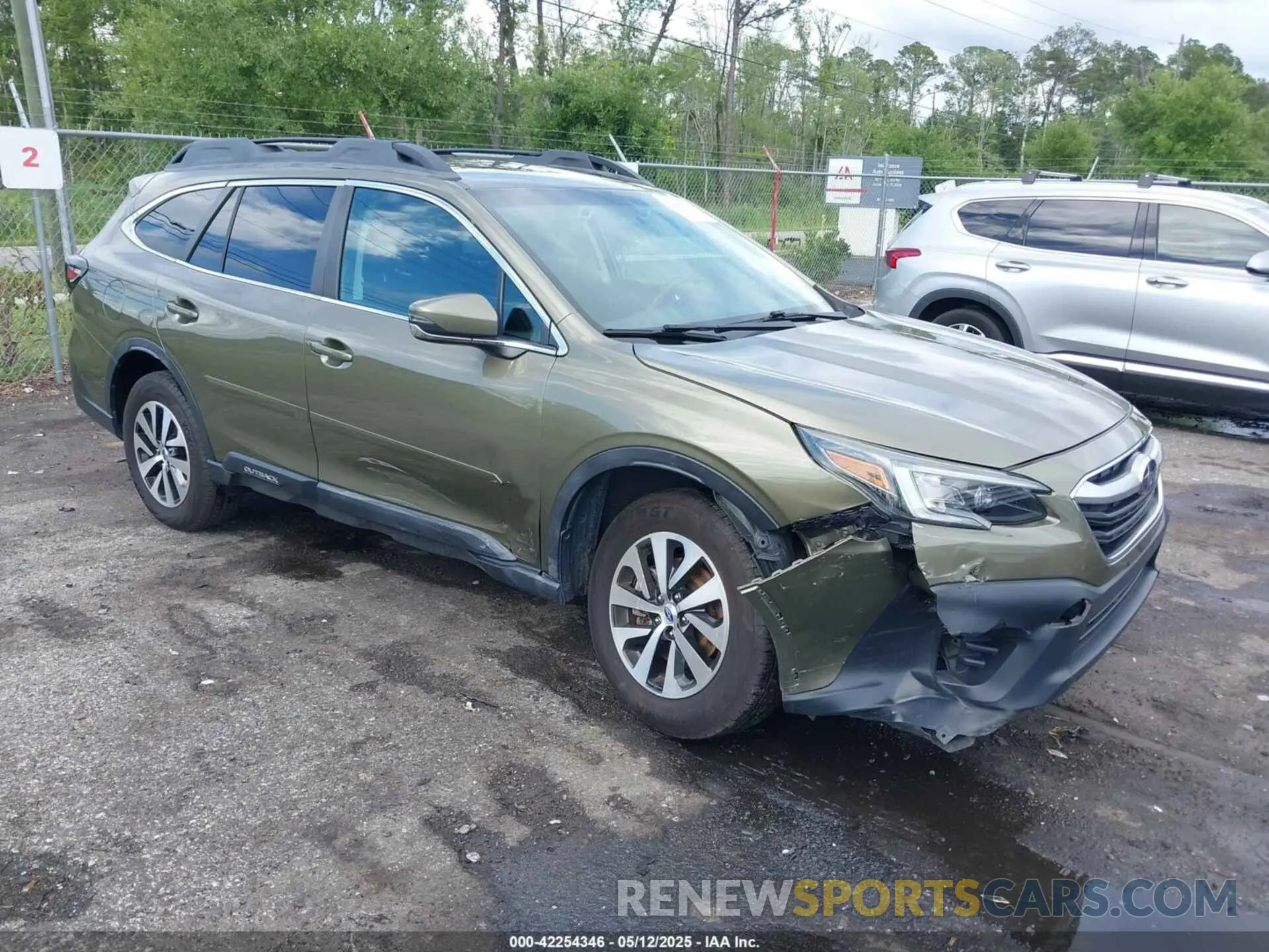 1 Photograph of a damaged car 4S4BTADC7M3182130 SUBARU OUTBACK 2021