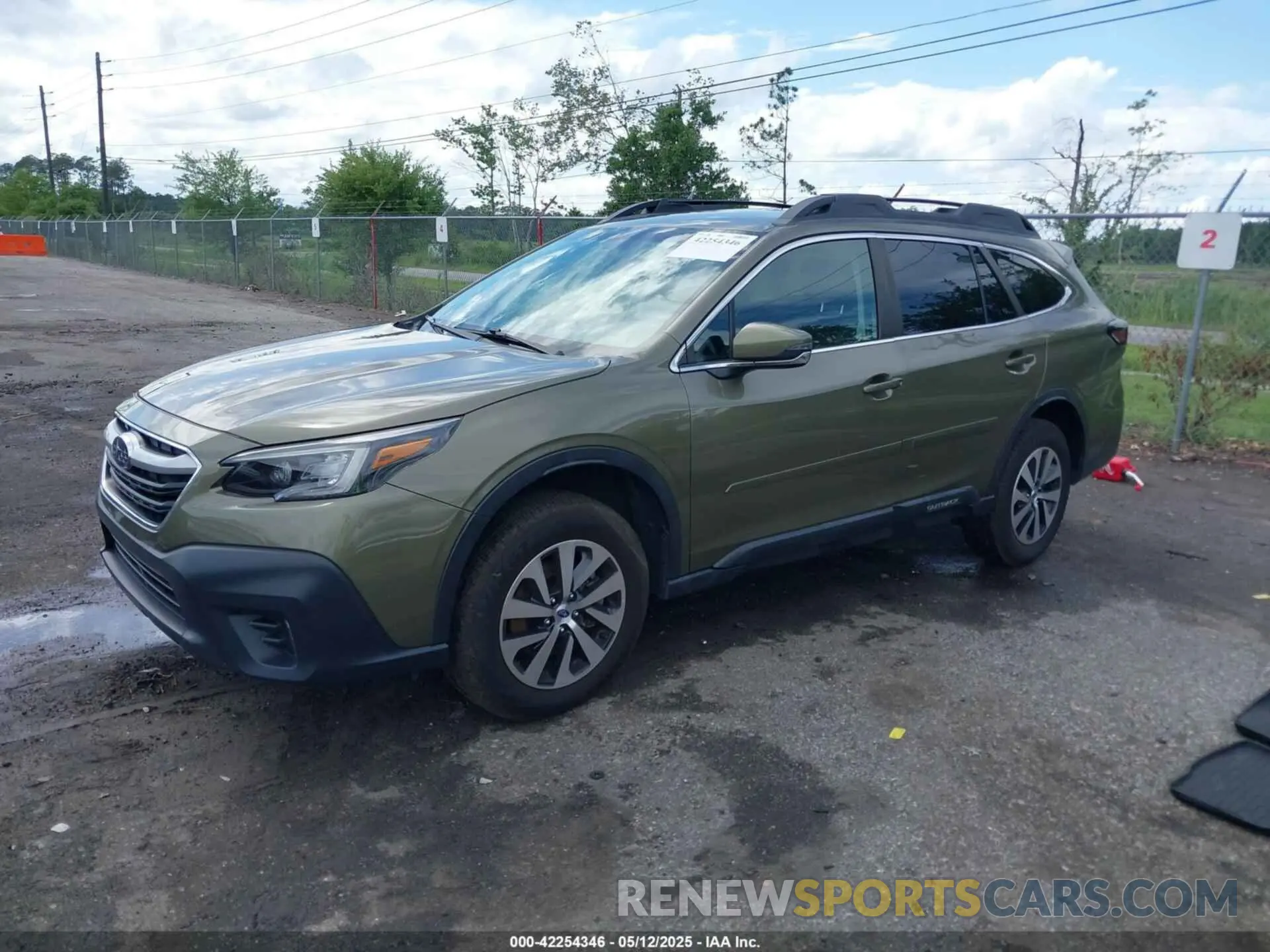 2 Photograph of a damaged car 4S4BTADC7M3182130 SUBARU OUTBACK 2021