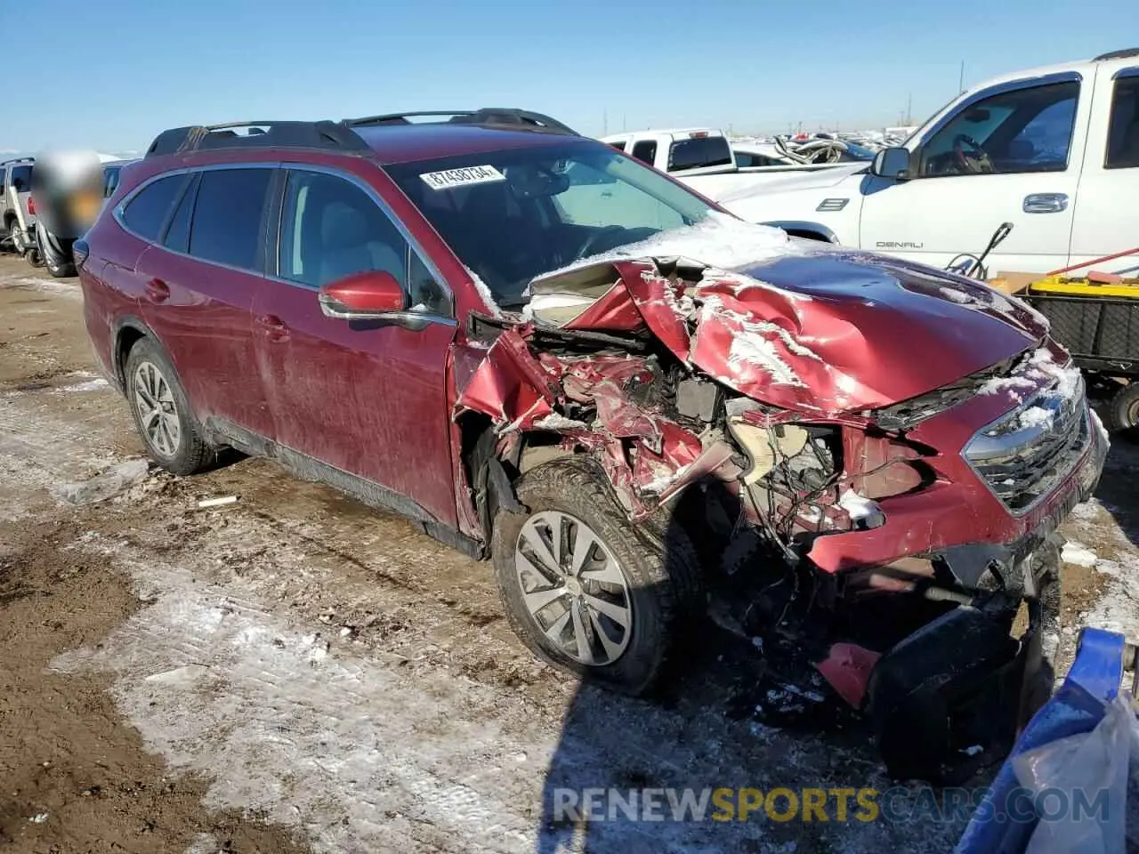 4 Photograph of a damaged car 4S4BTADC7M3185044 SUBARU OUTBACK 2021