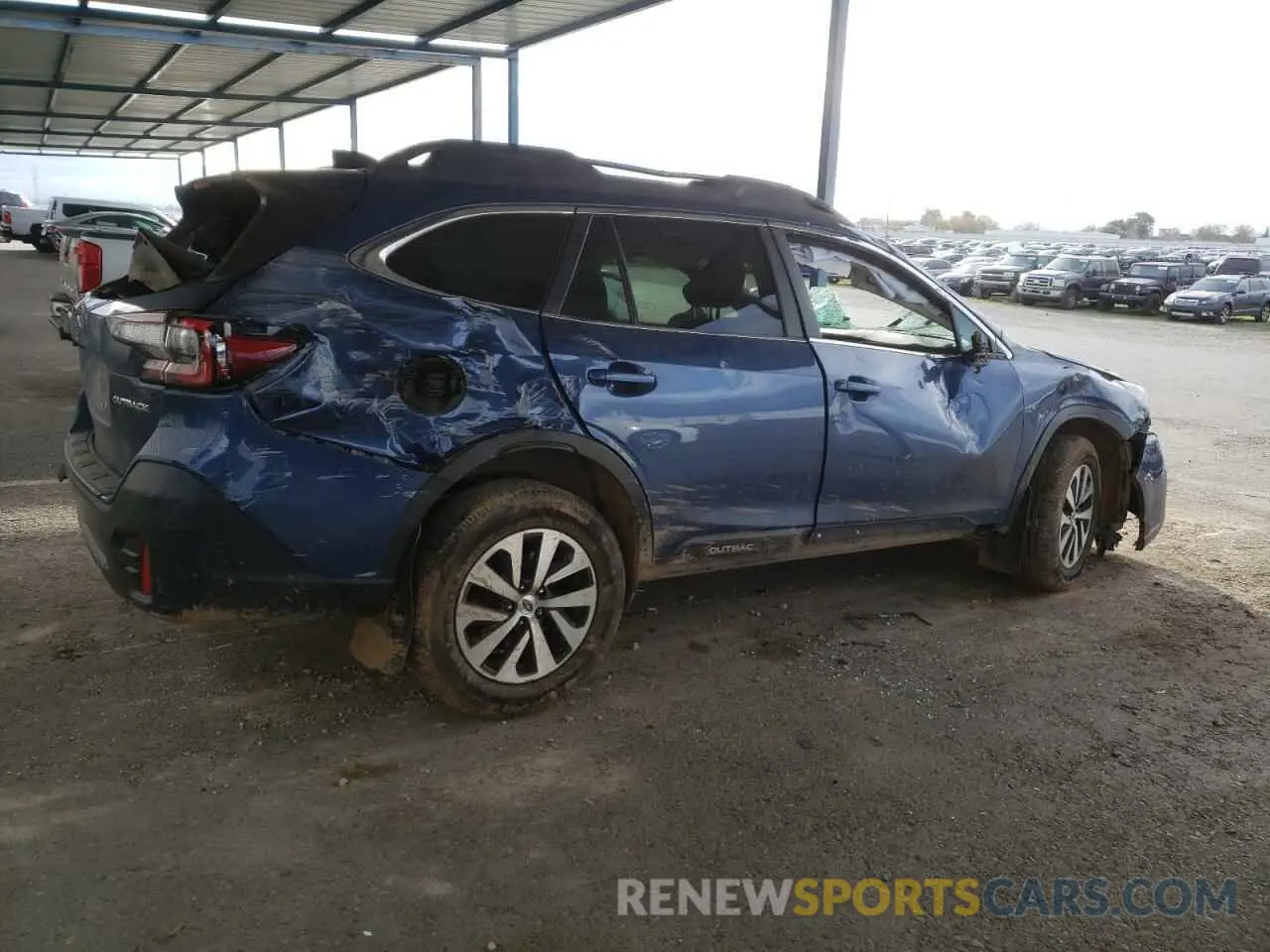 3 Photograph of a damaged car 4S4BTADC7M3203185 SUBARU OUTBACK 2021