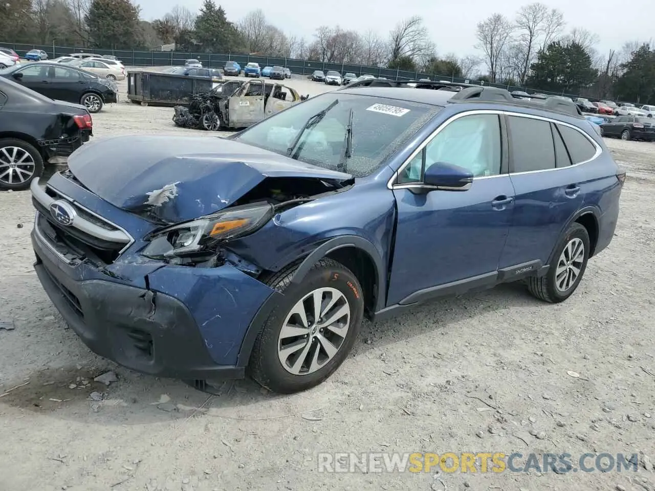 1 Photograph of a damaged car 4S4BTADC8M3153946 SUBARU OUTBACK 2021