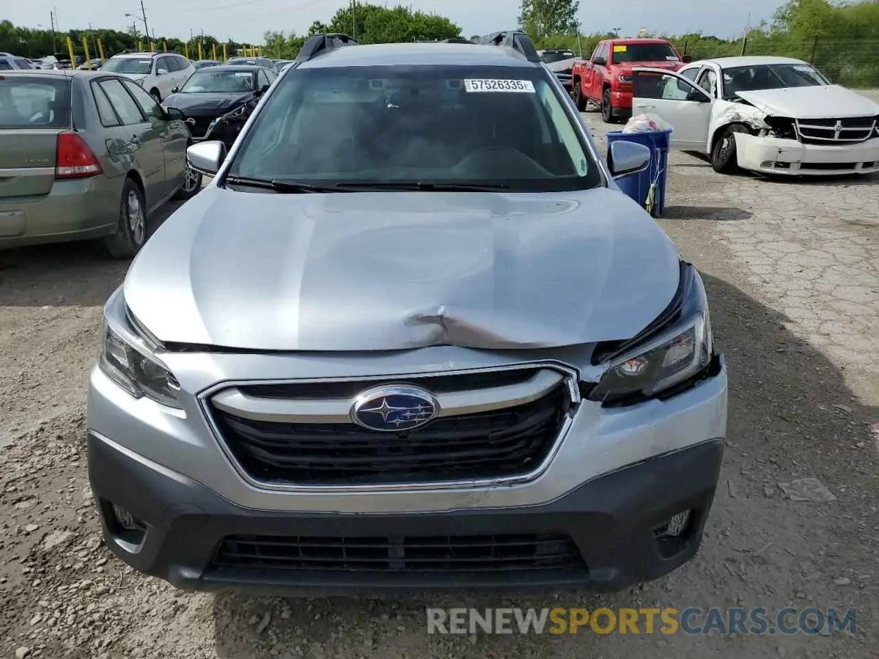 5 Photograph of a damaged car 4S4BTADCXM3183871 SUBARU OUTBACK 2021