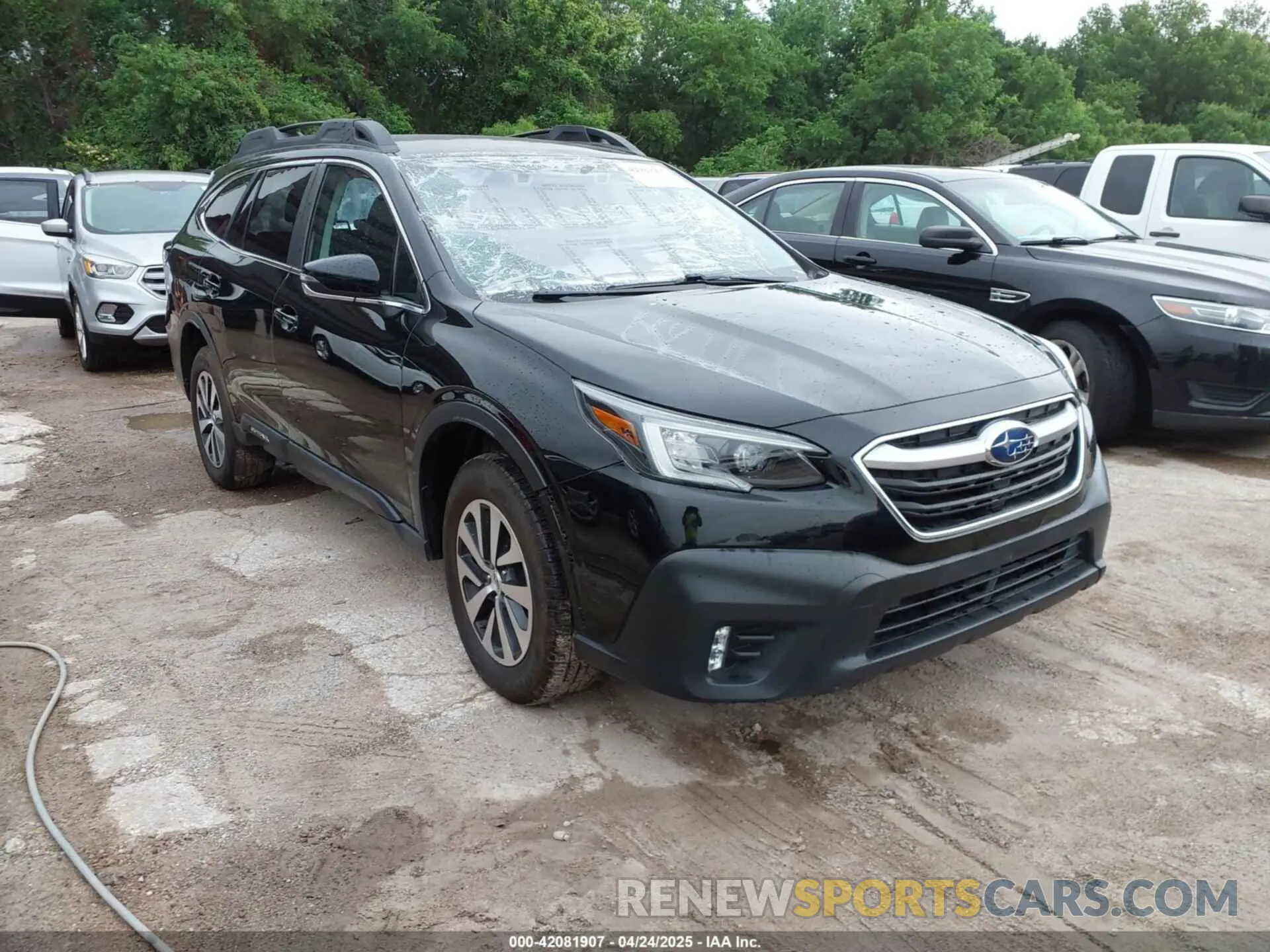 1 Photograph of a damaged car 4S4BTADCXM3198340 SUBARU OUTBACK 2021