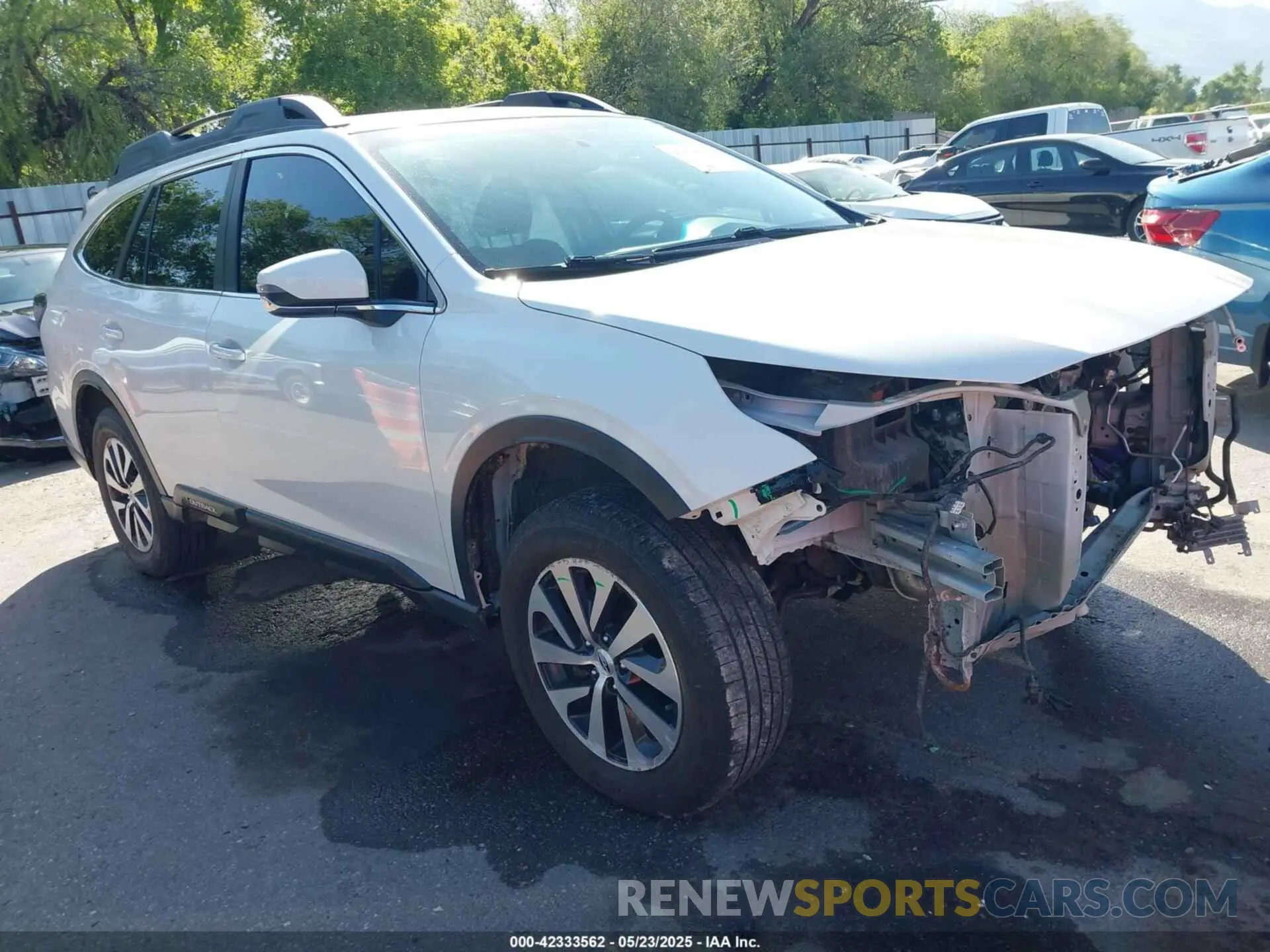 1 Photograph of a damaged car 4S4BTAFC0M3165506 SUBARU OUTBACK 2021