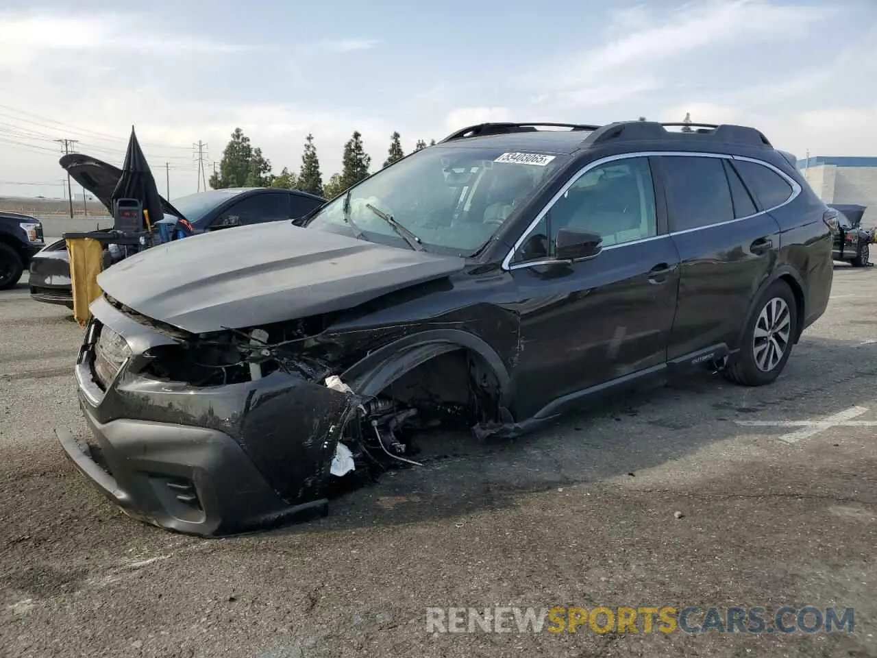 1 Photograph of a damaged car 4S4BTAFC1M3149685 SUBARU OUTBACK 2021