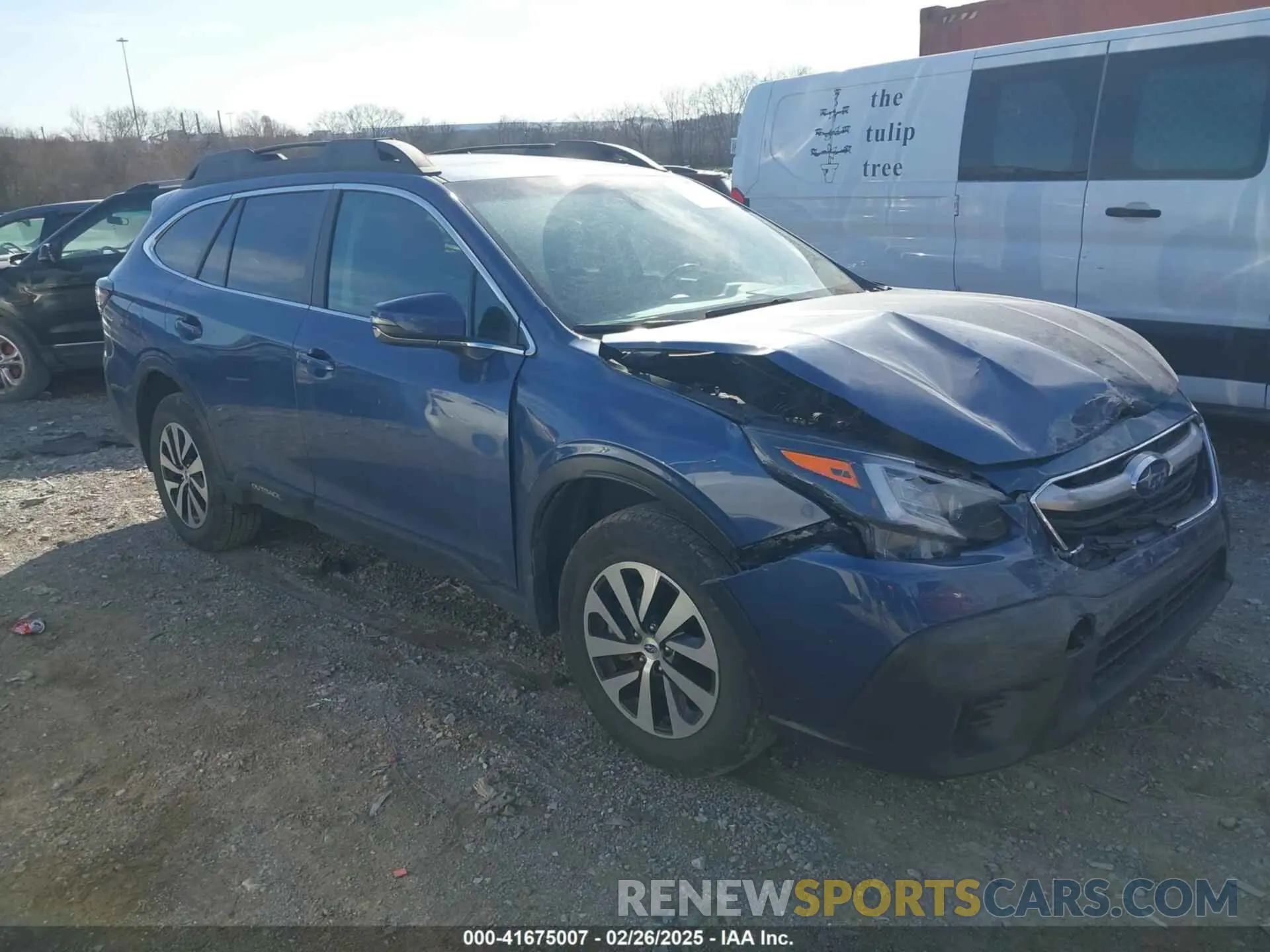 1 Photograph of a damaged car 4S4BTAFC1M3157690 SUBARU OUTBACK 2021