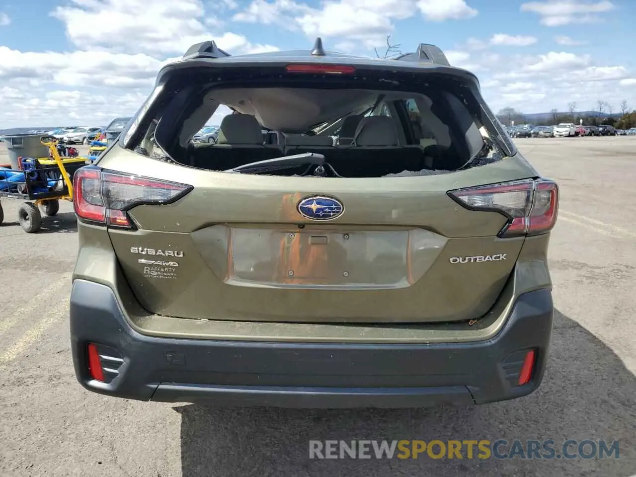 6 Photograph of a damaged car 4S4BTAFC3M3113867 SUBARU OUTBACK 2021