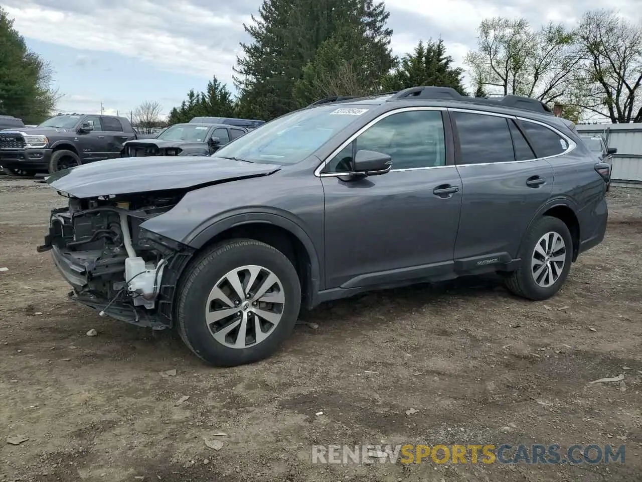 1 Photograph of a damaged car 4S4BTAFC3M3126988 SUBARU OUTBACK 2021