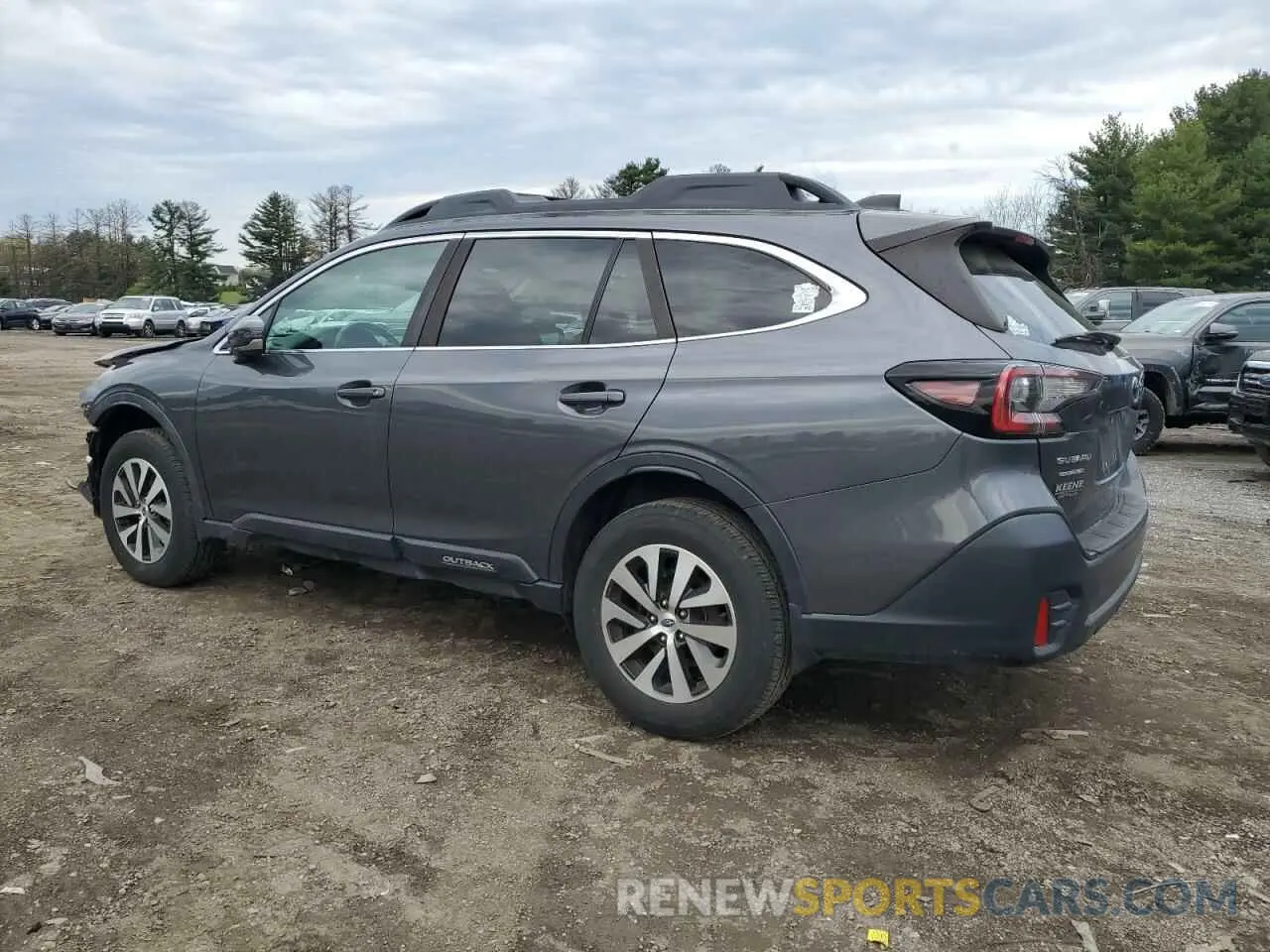 2 Photograph of a damaged car 4S4BTAFC3M3126988 SUBARU OUTBACK 2021