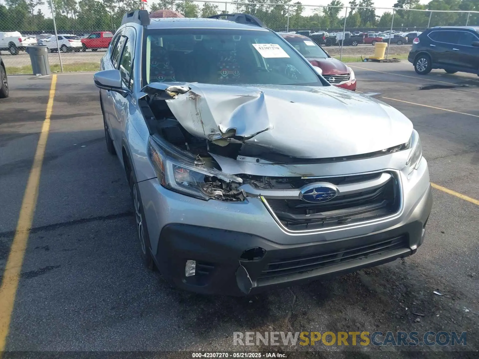 6 Photograph of a damaged car 4S4BTAFC3M3127512 SUBARU OUTBACK 2021