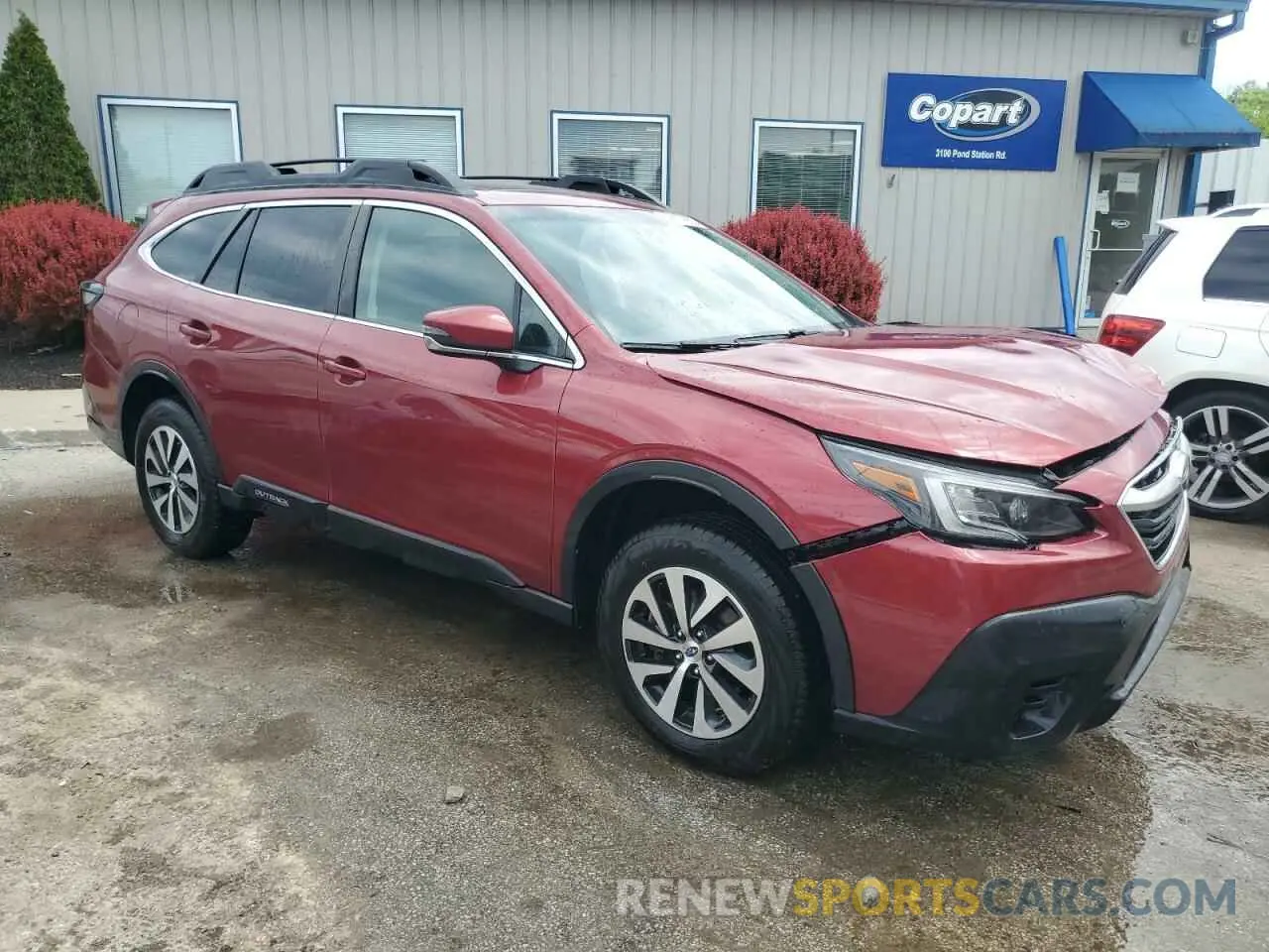 4 Photograph of a damaged car 4S4BTAFC3M3135657 SUBARU OUTBACK 2021