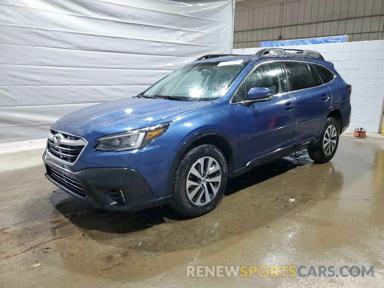 1 Photograph of a damaged car 4S4BTAFC4M3229921 SUBARU OUTBACK 2021