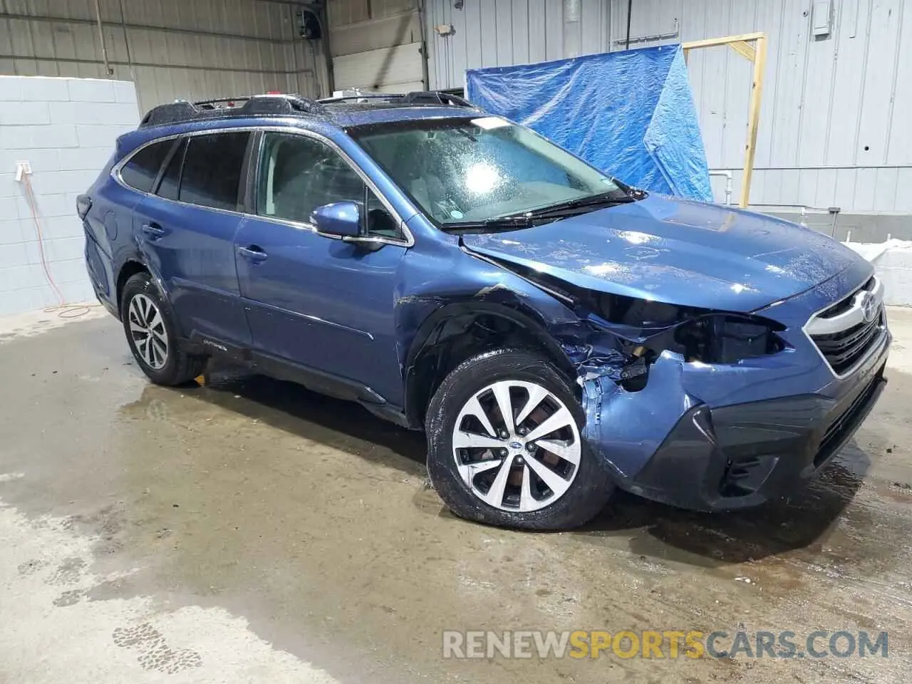 4 Photograph of a damaged car 4S4BTAFC4M3229921 SUBARU OUTBACK 2021