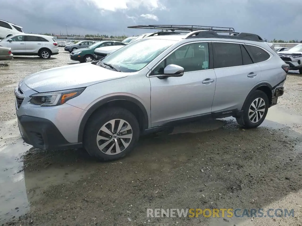 1 Photograph of a damaged car 4S4BTAFC5M3124692 SUBARU OUTBACK 2021