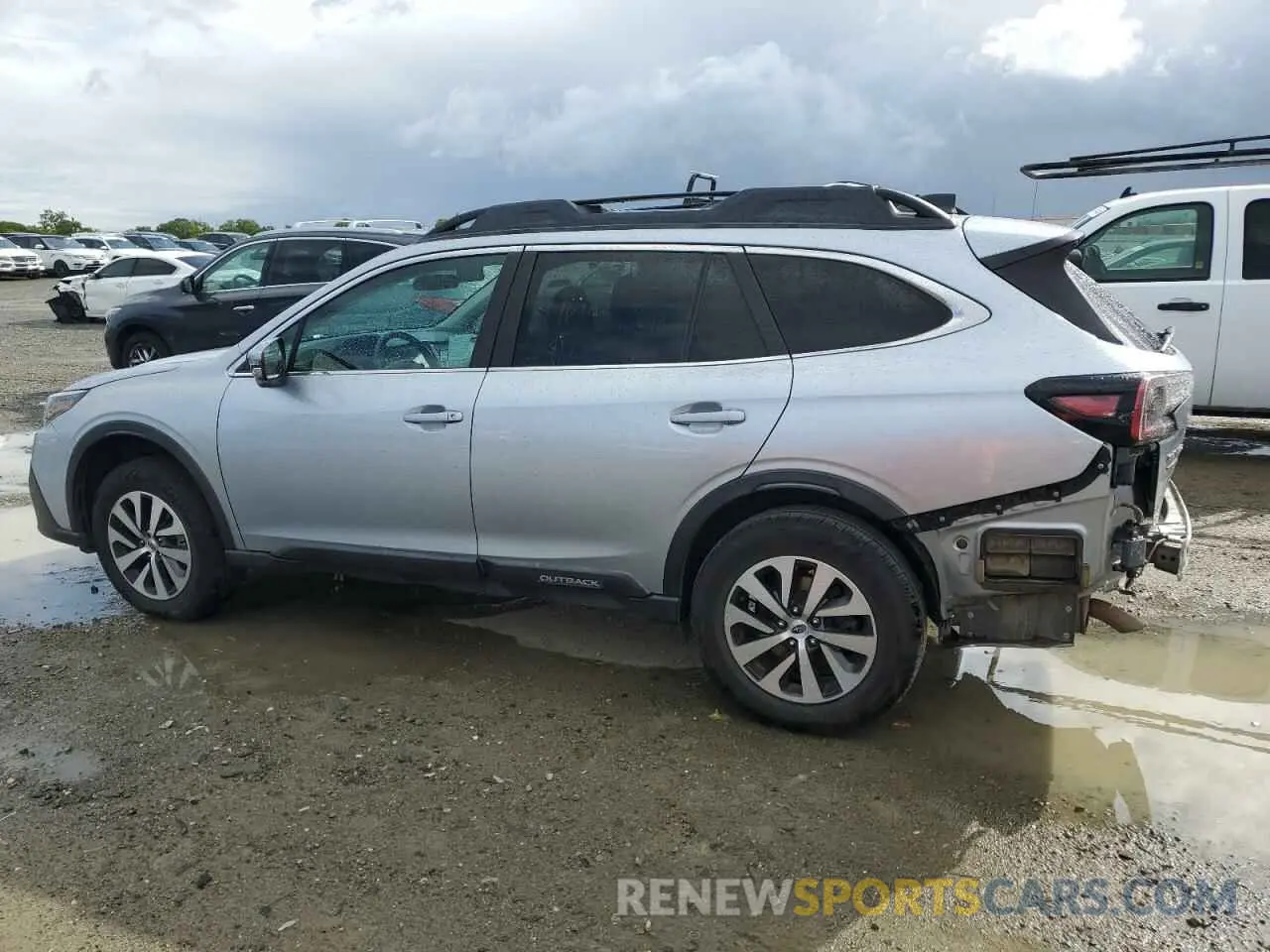 2 Photograph of a damaged car 4S4BTAFC5M3124692 SUBARU OUTBACK 2021