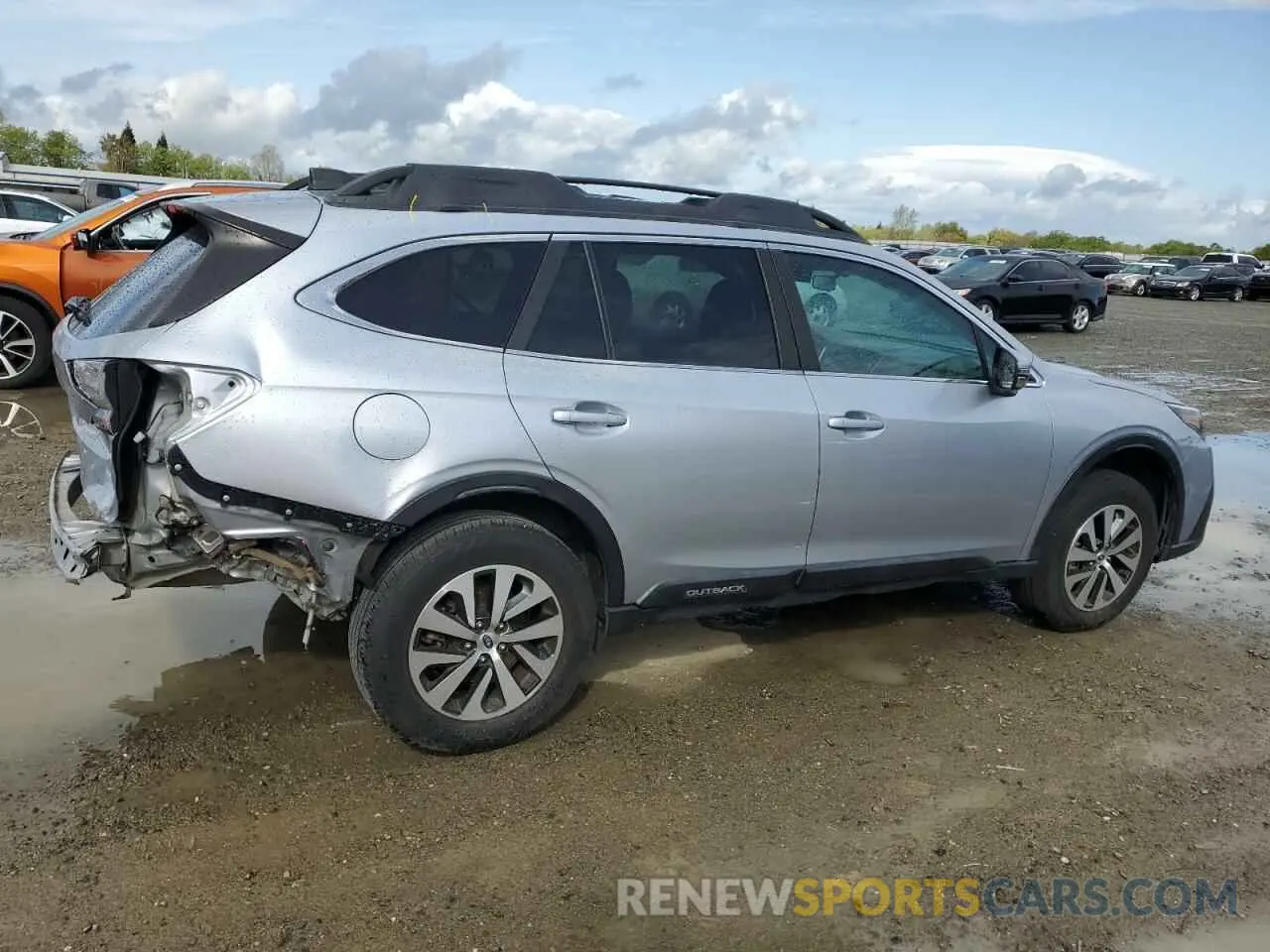 3 Photograph of a damaged car 4S4BTAFC5M3124692 SUBARU OUTBACK 2021