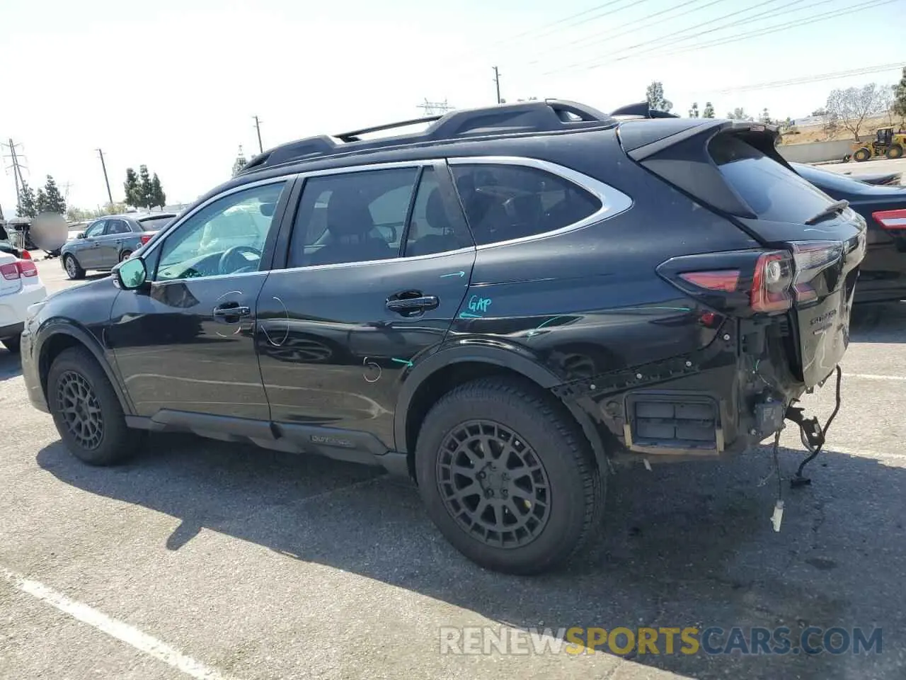 2 Photograph of a damaged car 4S4BTAFC5M3172452 SUBARU OUTBACK 2021