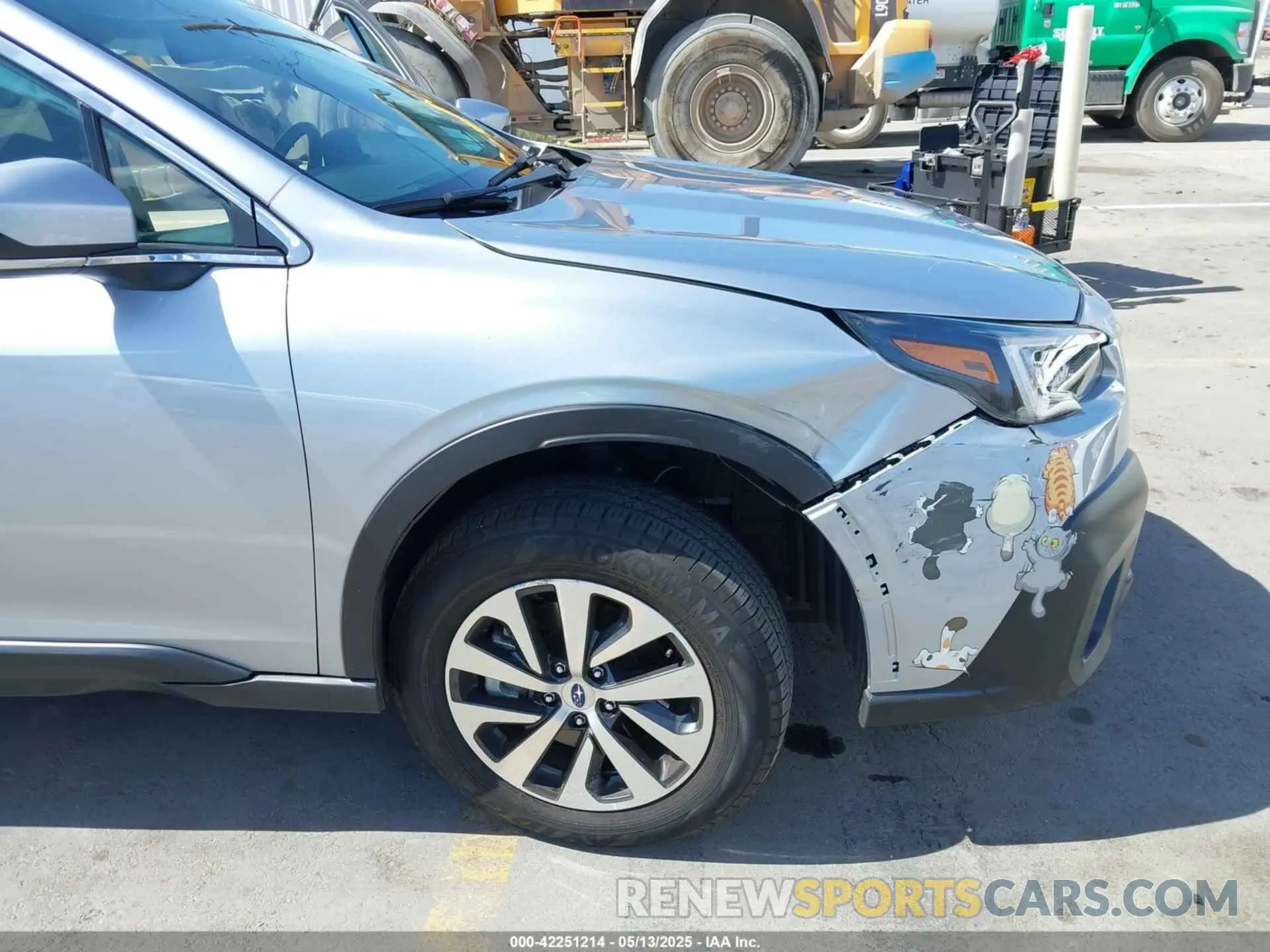 6 Photograph of a damaged car 4S4BTAFC6M3104290 SUBARU OUTBACK 2021