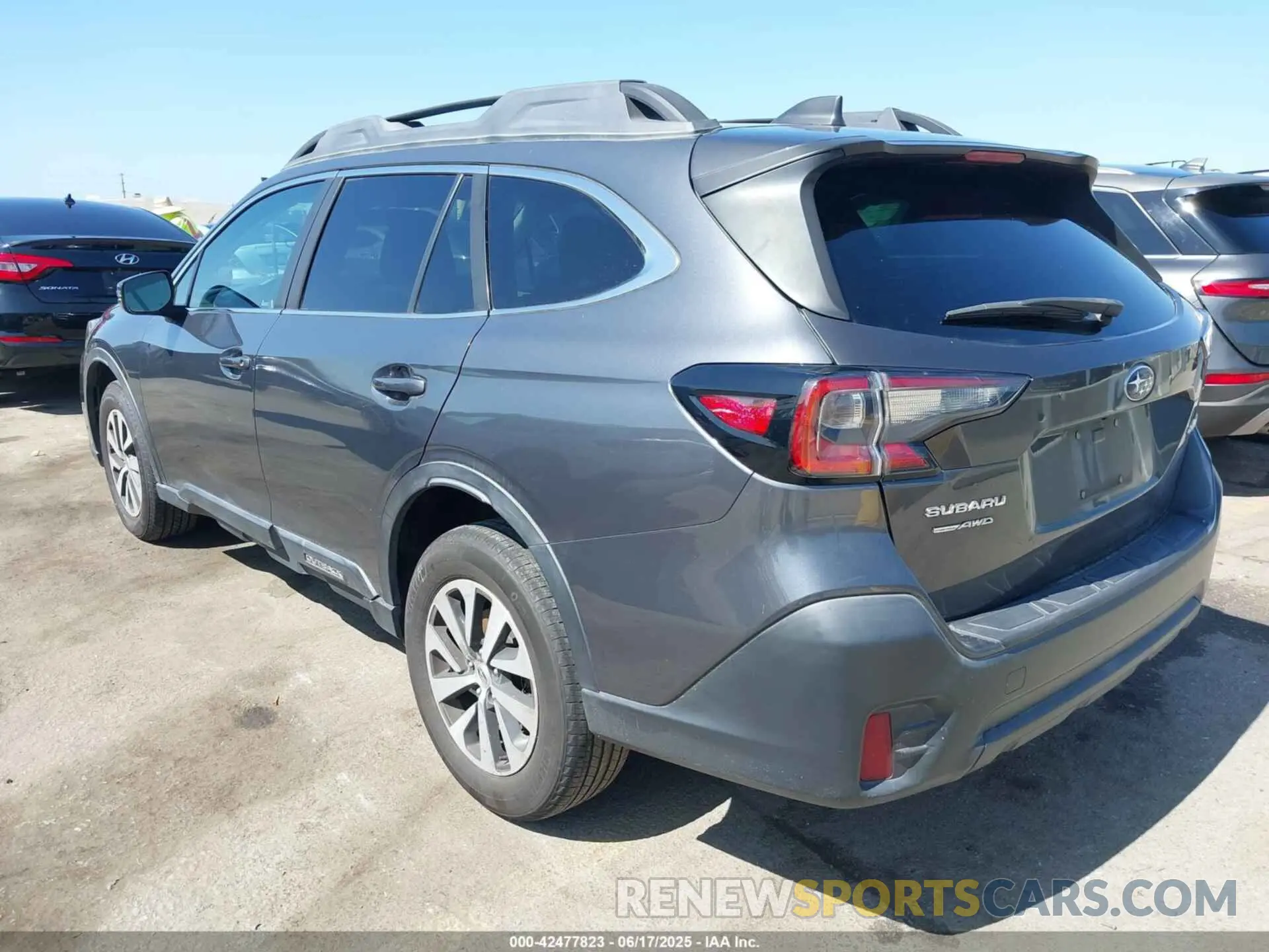 3 Photograph of a damaged car 4S4BTAFC6M3142540 SUBARU OUTBACK 2021