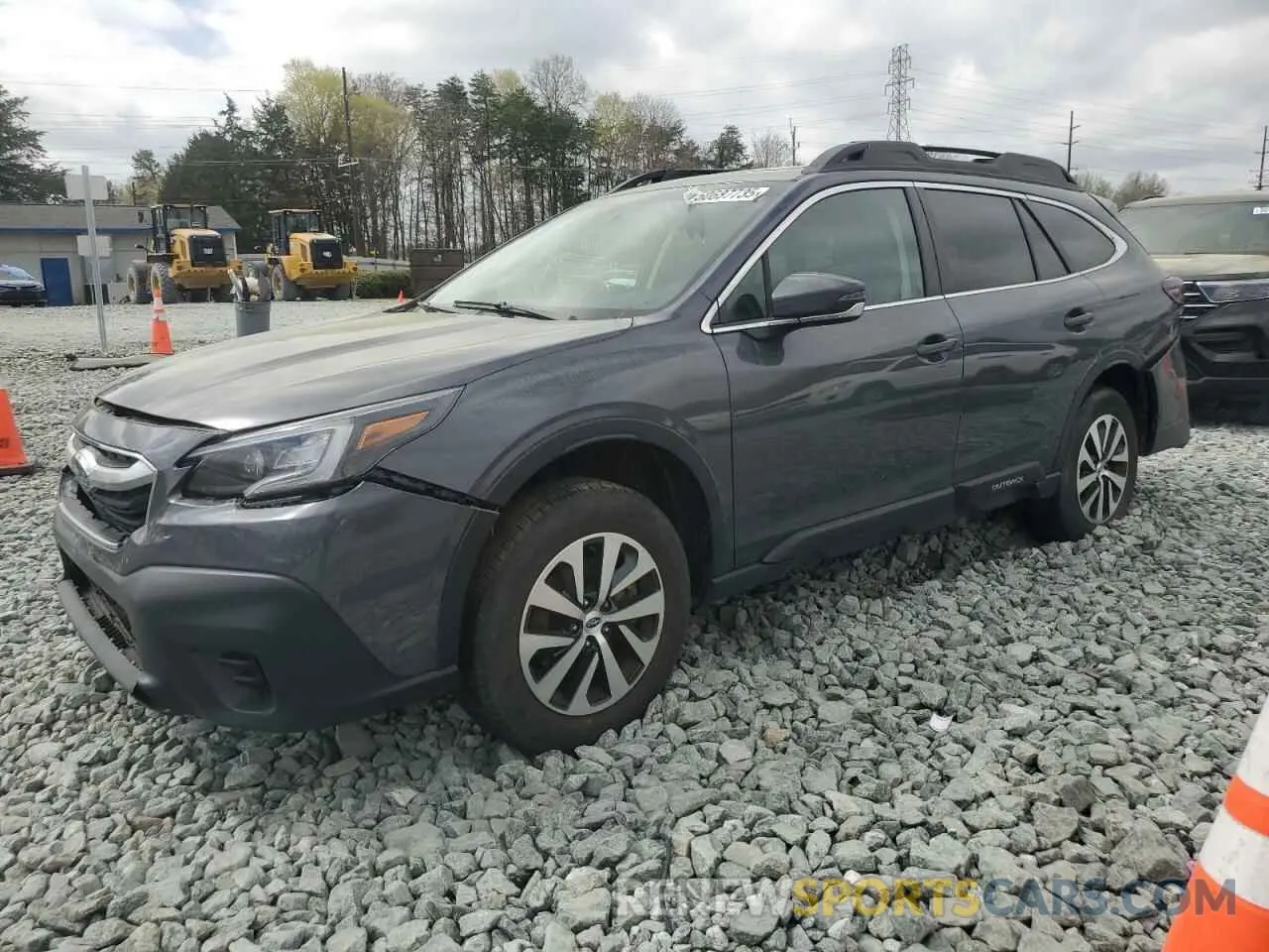 1 Photograph of a damaged car 4S4BTAFC6M3220136 SUBARU OUTBACK 2021