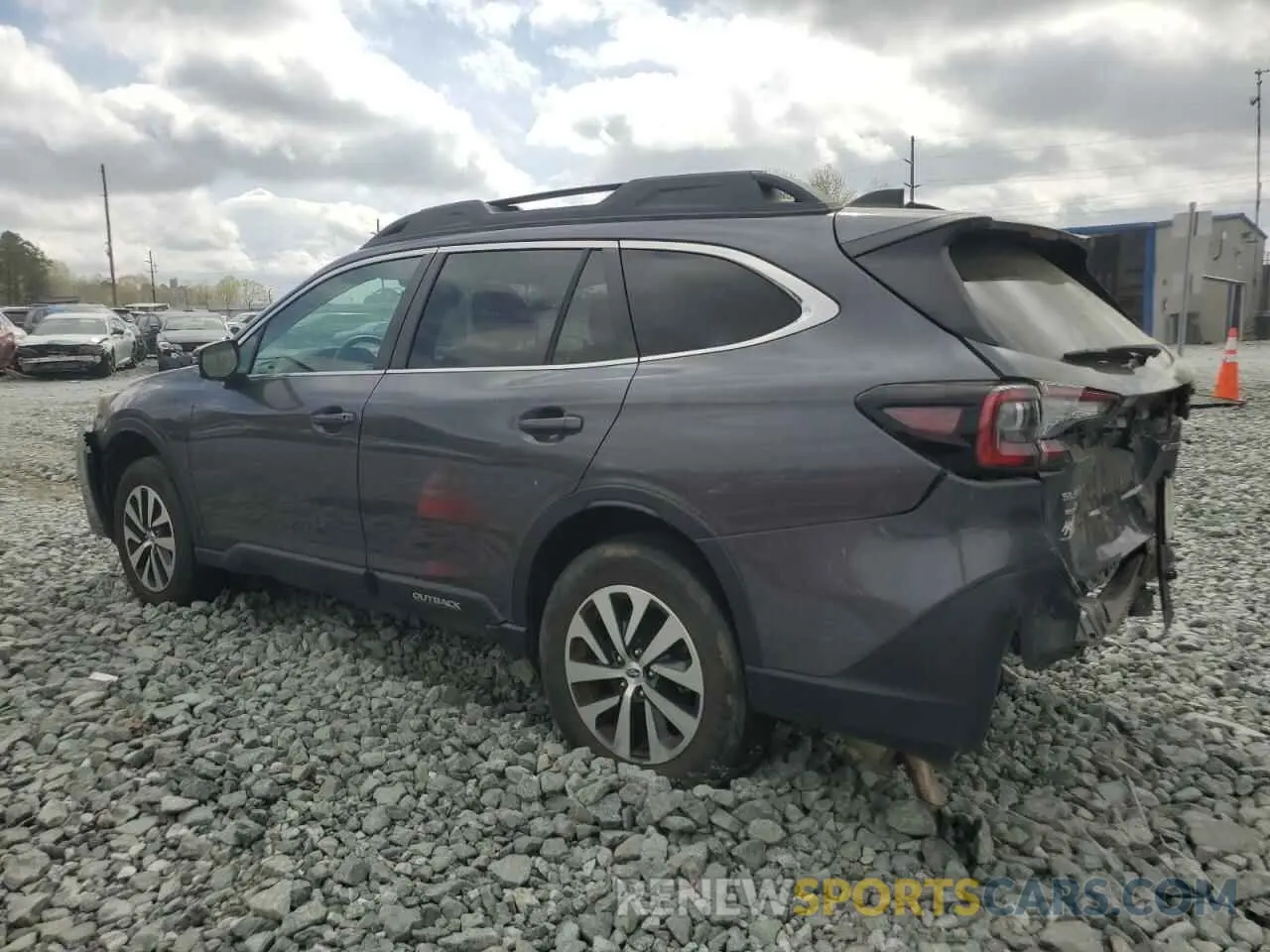 2 Photograph of a damaged car 4S4BTAFC6M3220136 SUBARU OUTBACK 2021