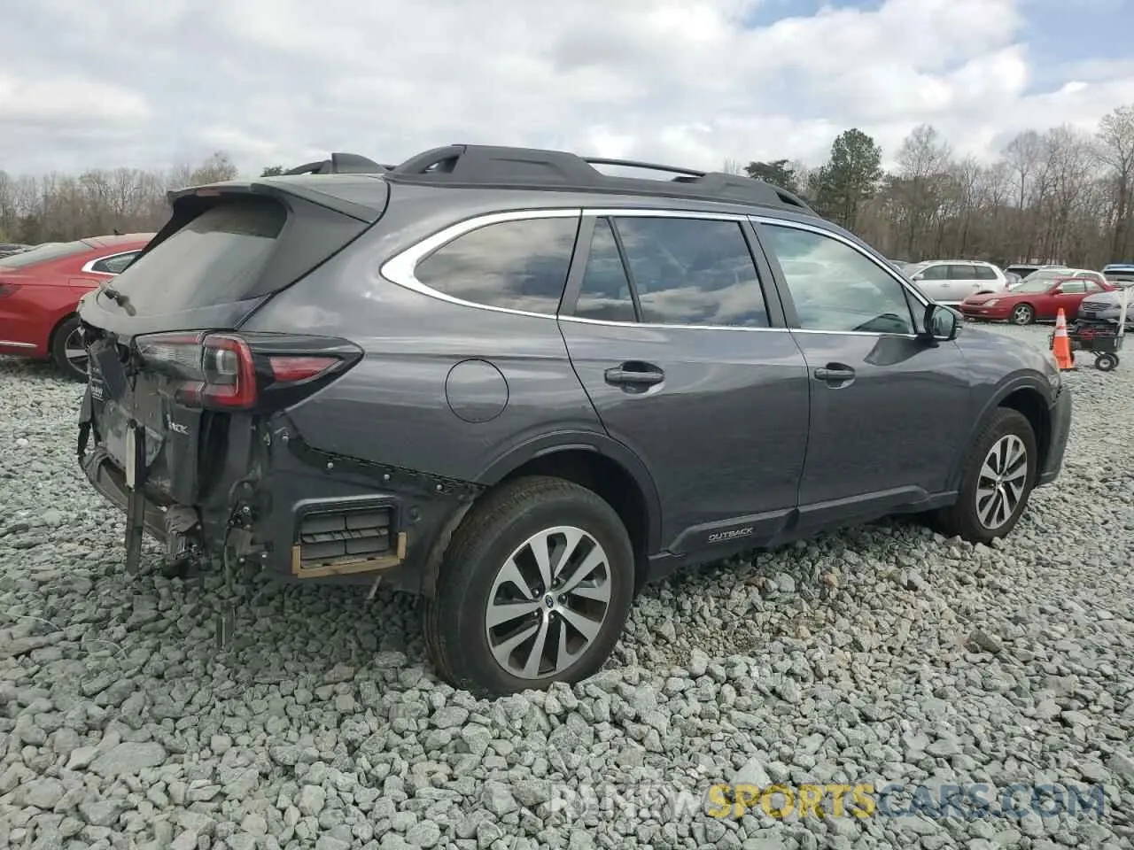 3 Photograph of a damaged car 4S4BTAFC6M3220136 SUBARU OUTBACK 2021