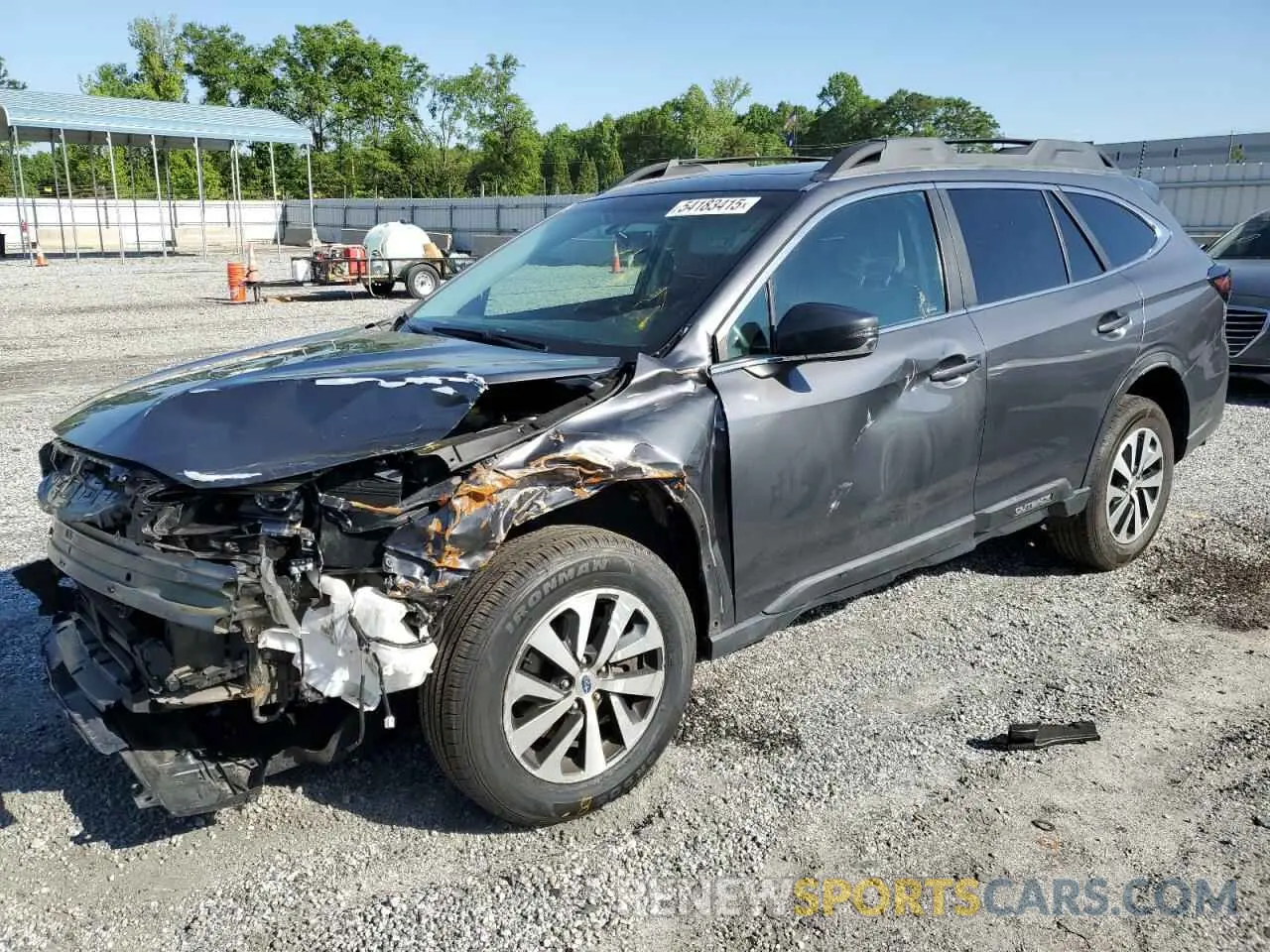 1 Photograph of a damaged car 4S4BTAFC7M3111944 SUBARU OUTBACK 2021