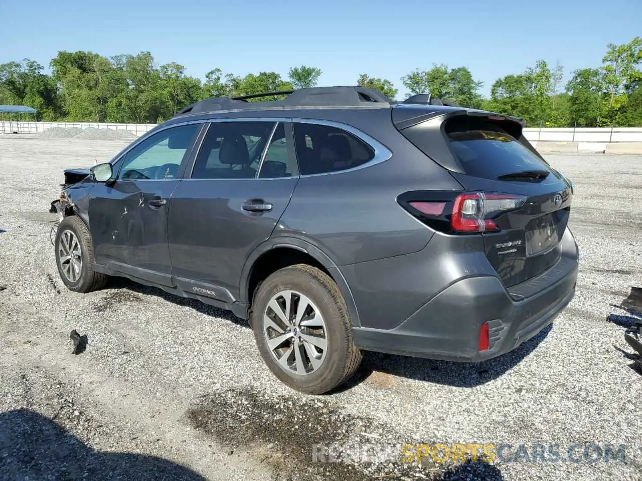 2 Photograph of a damaged car 4S4BTAFC7M3111944 SUBARU OUTBACK 2021
