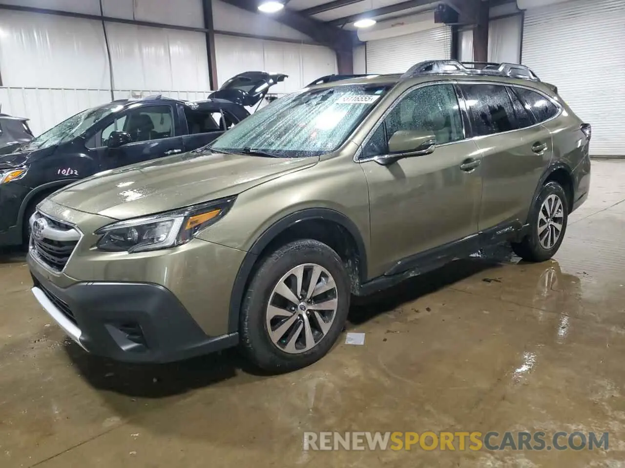 1 Photograph of a damaged car 4S4BTAFC7M3201997 SUBARU OUTBACK 2021