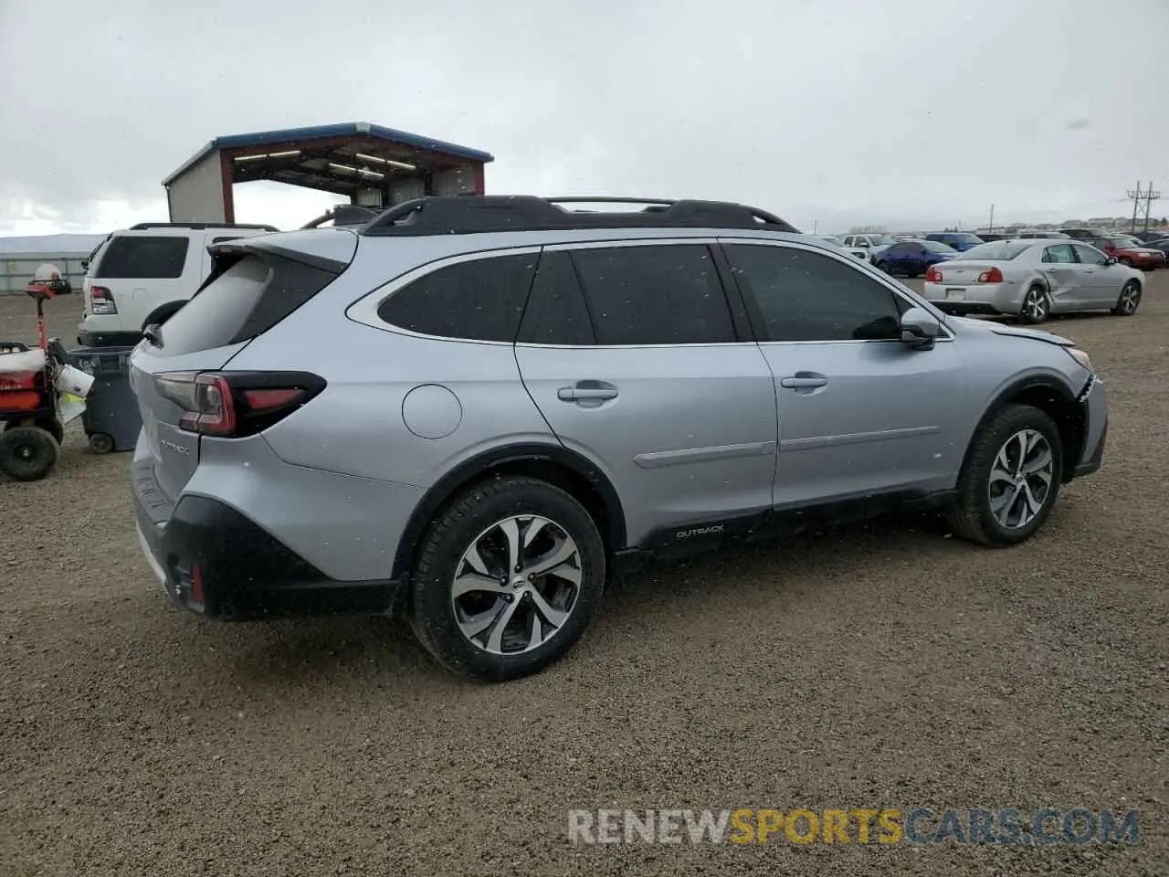 3 Photograph of a damaged car 4S4BTAMC2M3132915 SUBARU OUTBACK 2021