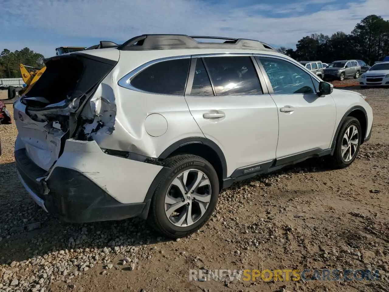 3 Photograph of a damaged car 4S4BTAMCXM3131642 SUBARU OUTBACK 2021