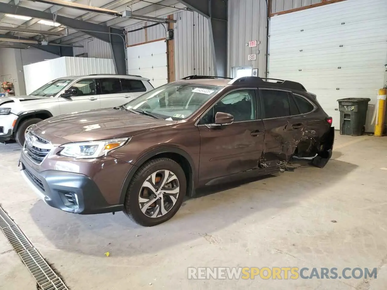 1 Photograph of a damaged car 4S4BTAMCXM3204752 SUBARU OUTBACK 2021
