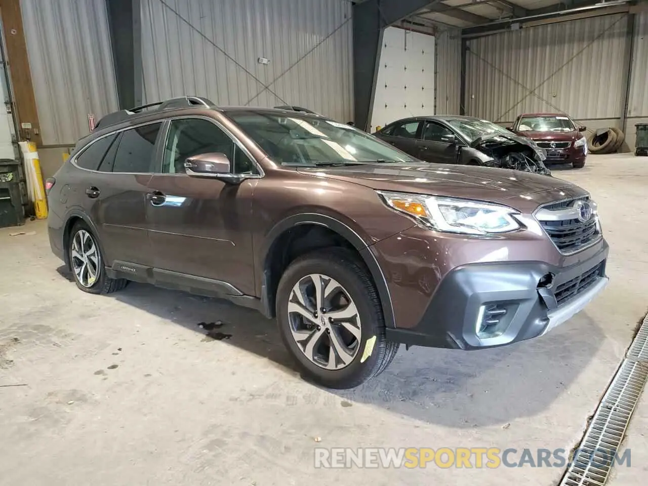 4 Photograph of a damaged car 4S4BTAMCXM3204752 SUBARU OUTBACK 2021