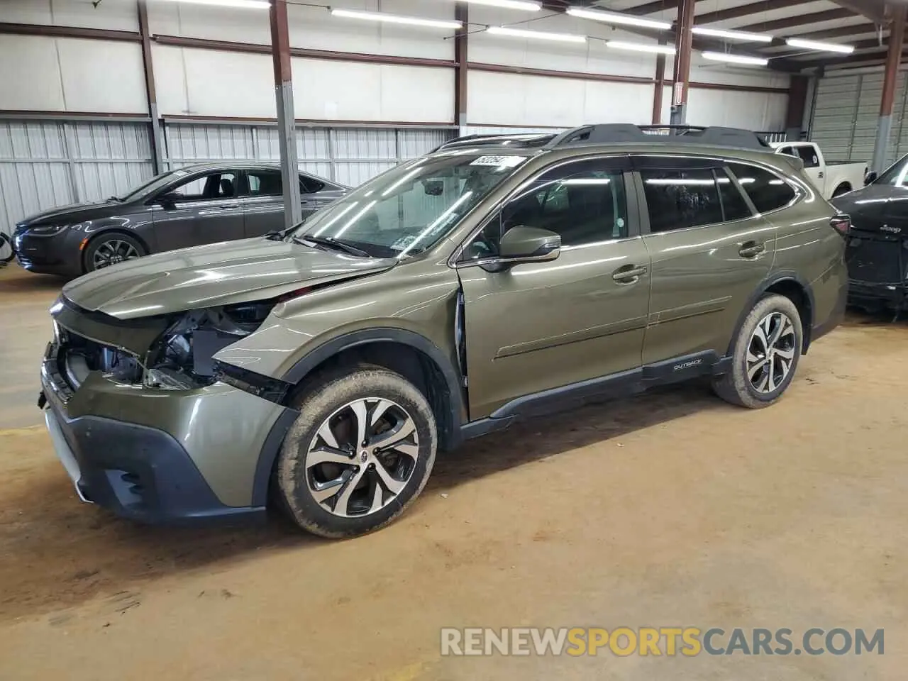 1 Photograph of a damaged car 4S4BTANC0M3106182 SUBARU OUTBACK 2021