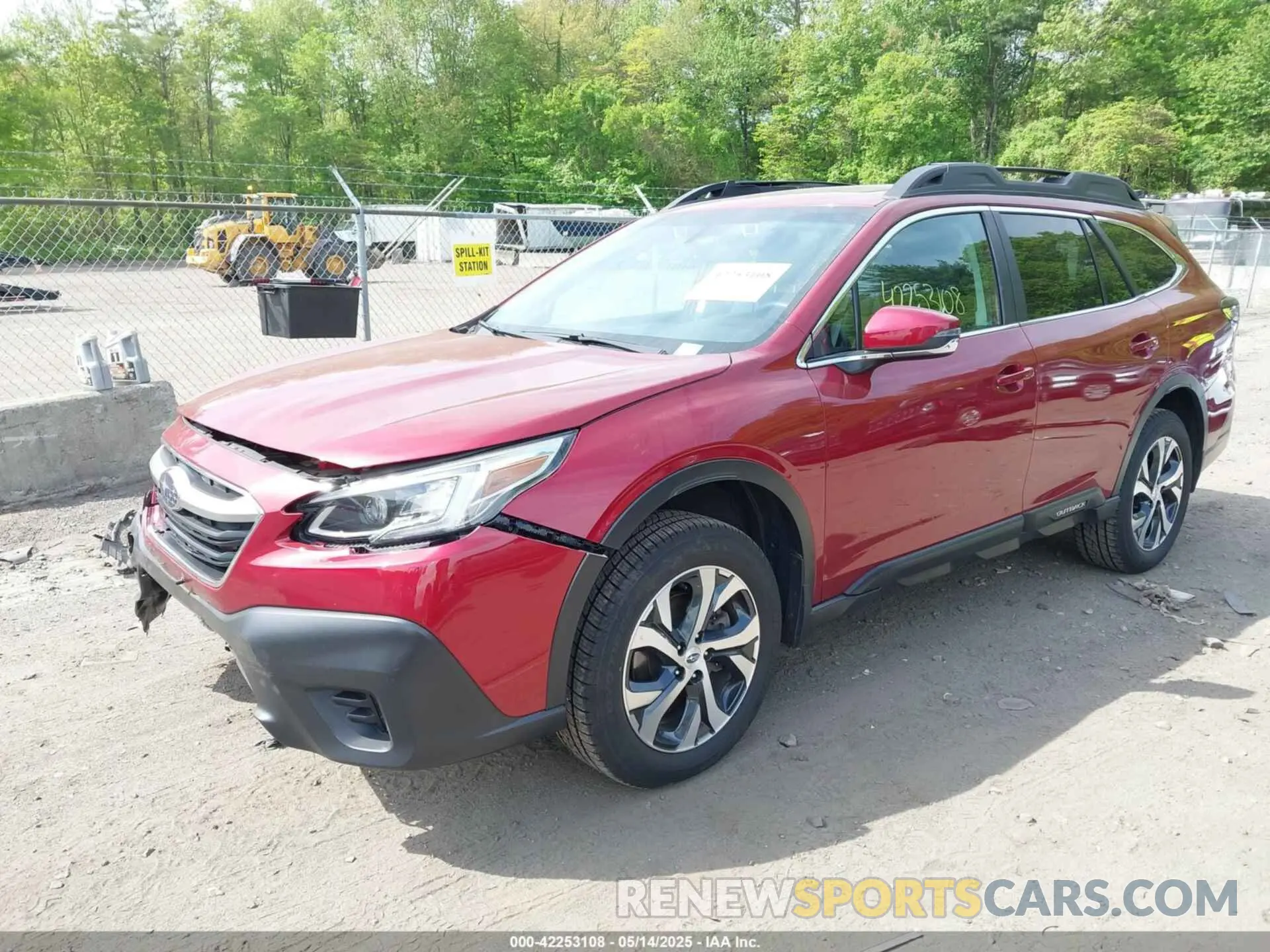 2 Photograph of a damaged car 4S4BTANC0M3190486 SUBARU OUTBACK 2021