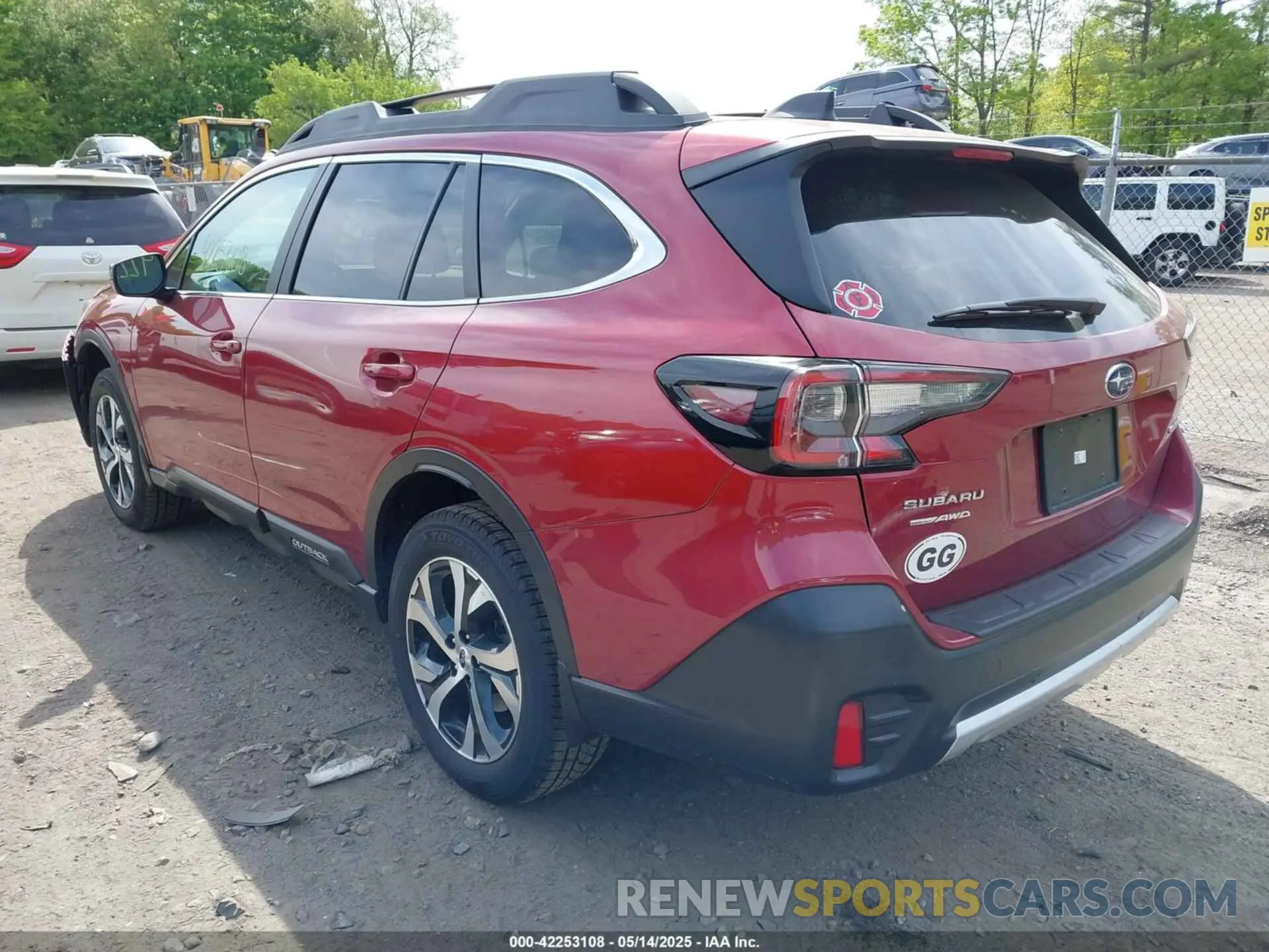 3 Photograph of a damaged car 4S4BTANC0M3190486 SUBARU OUTBACK 2021