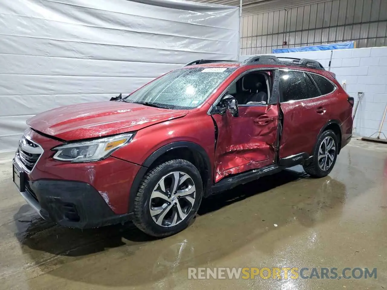 1 Photograph of a damaged car 4S4BTANC0M3191959 SUBARU OUTBACK 2021