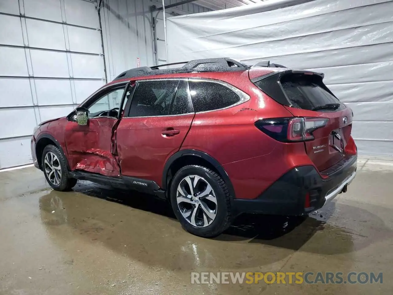 2 Photograph of a damaged car 4S4BTANC0M3191959 SUBARU OUTBACK 2021