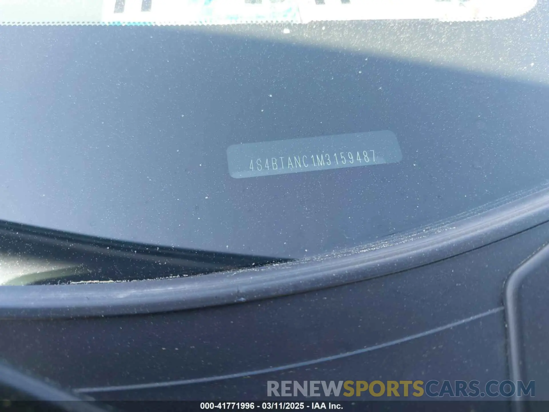 9 Photograph of a damaged car 4S4BTANC1M3159487 SUBARU OUTBACK 2021