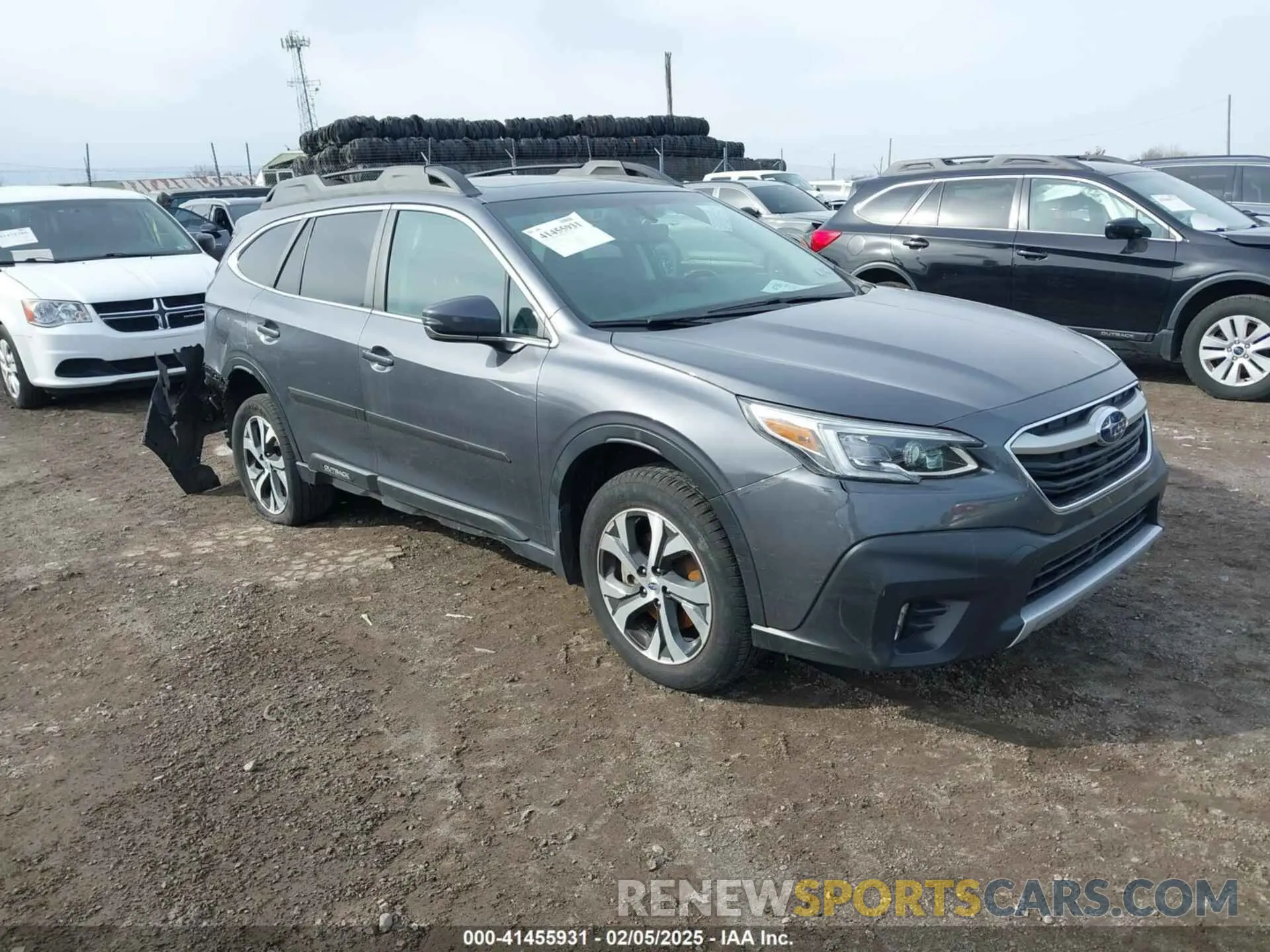 1 Photograph of a damaged car 4S4BTANC1M3180338 SUBARU OUTBACK 2021