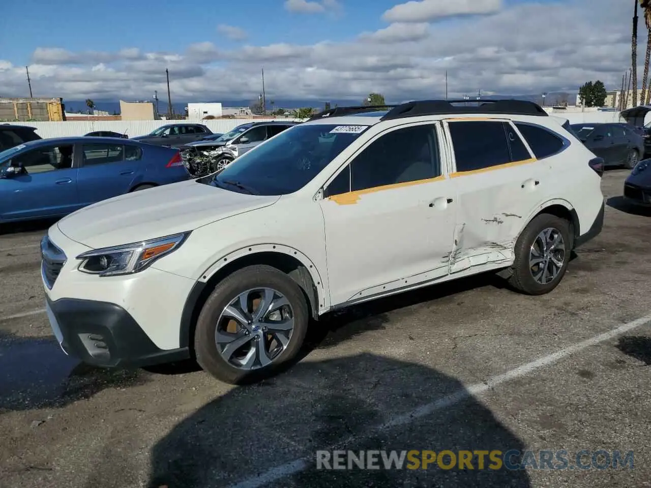 1 Photograph of a damaged car 4S4BTANC2M3219339 SUBARU OUTBACK 2021