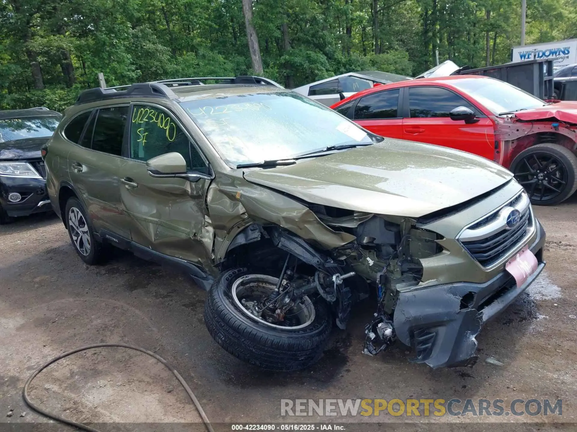 6 Photograph of a damaged car 4S4BTANC3M3211539 SUBARU OUTBACK 2021