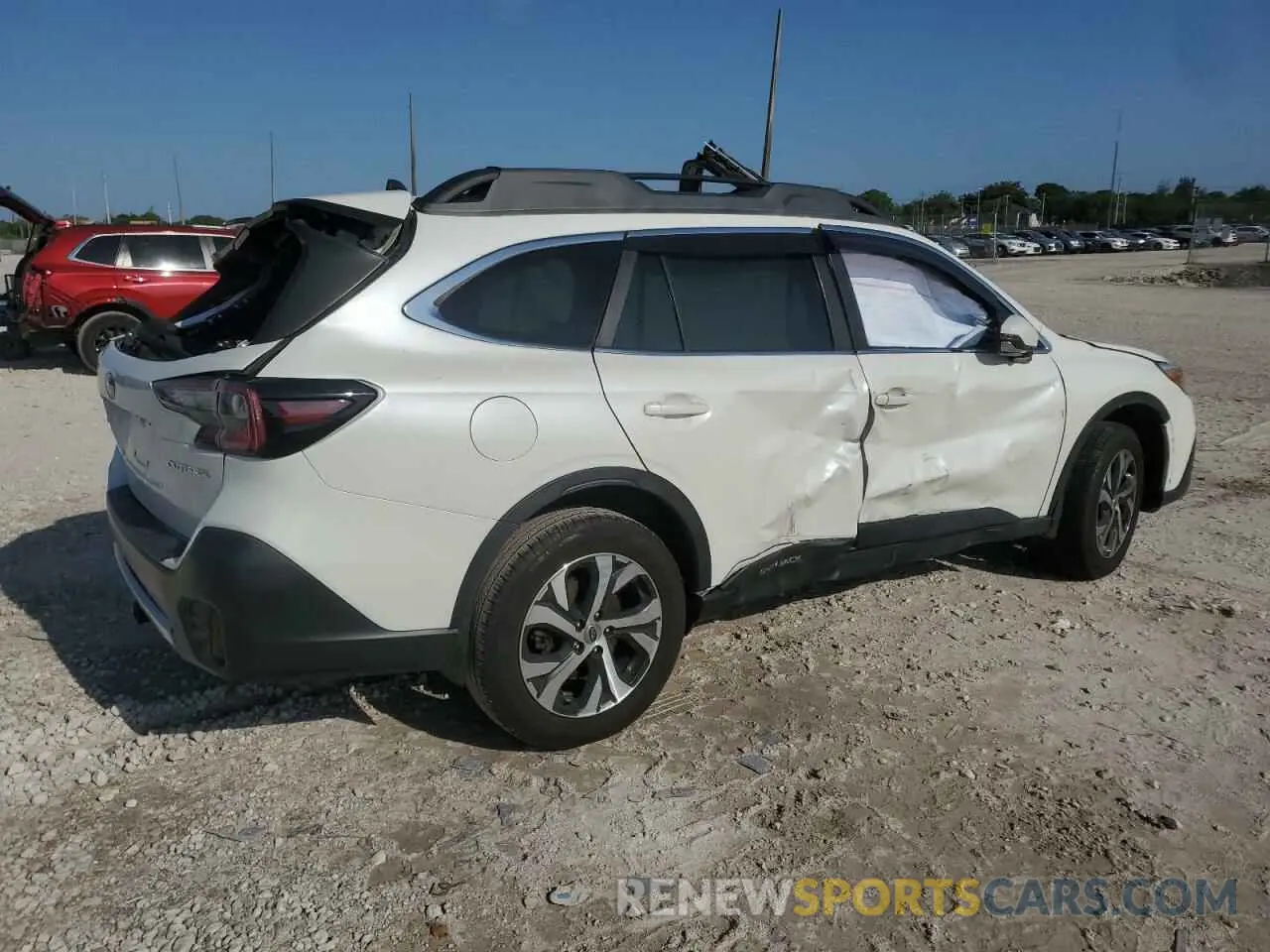 3 Photograph of a damaged car 4S4BTANC4M3165509 SUBARU OUTBACK 2021