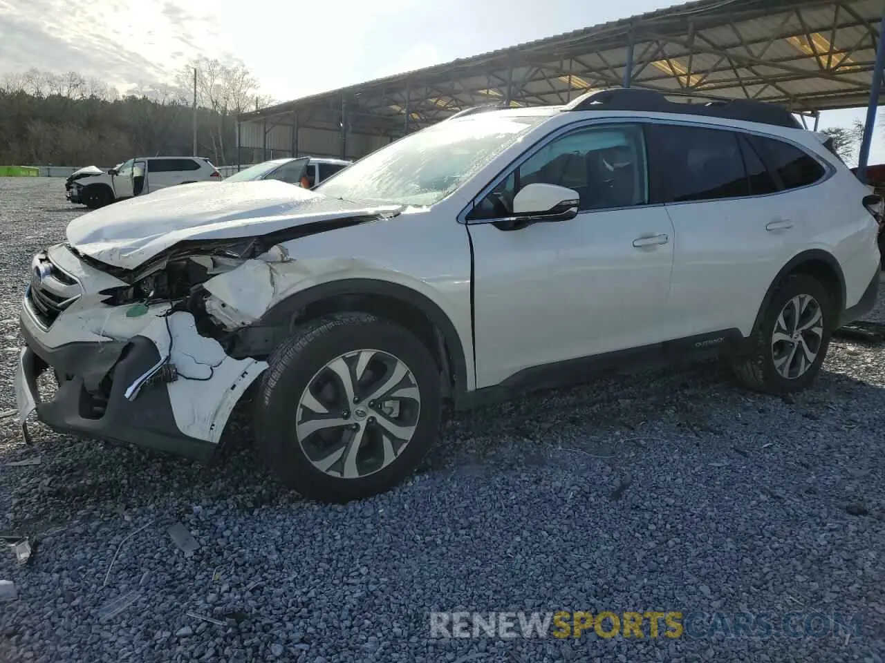 1 Photograph of a damaged car 4S4BTANC4M3223389 SUBARU OUTBACK 2021