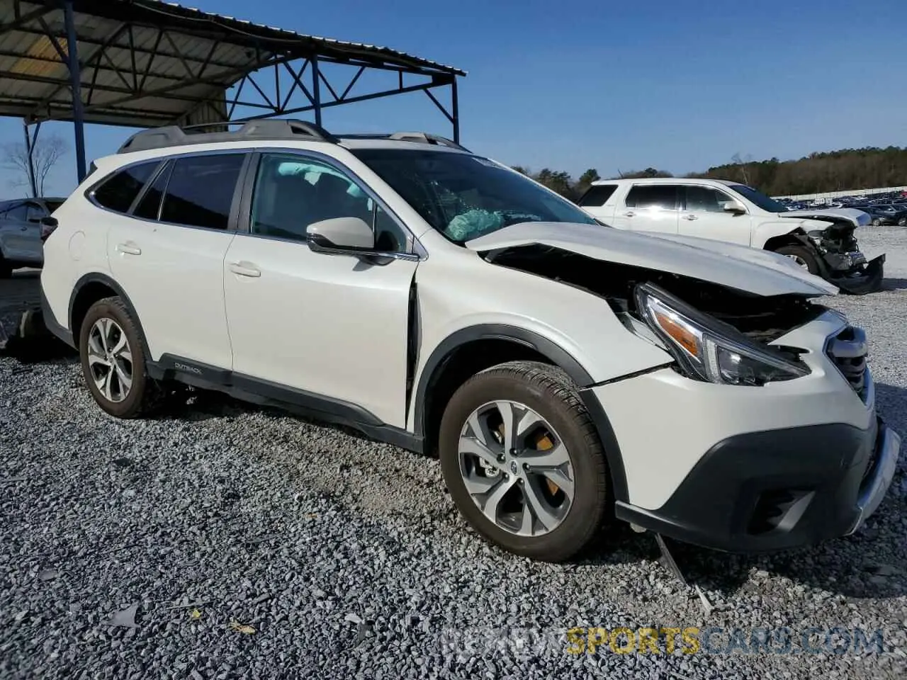 4 Photograph of a damaged car 4S4BTANC4M3223389 SUBARU OUTBACK 2021