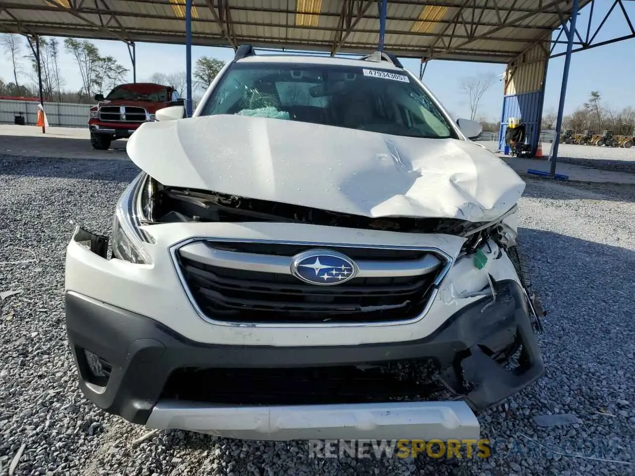 5 Photograph of a damaged car 4S4BTANC4M3223389 SUBARU OUTBACK 2021