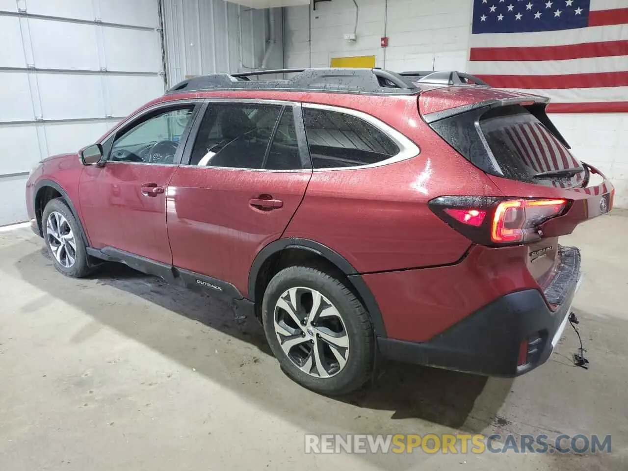 2 Photograph of a damaged car 4S4BTANC5M3135497 SUBARU OUTBACK 2021