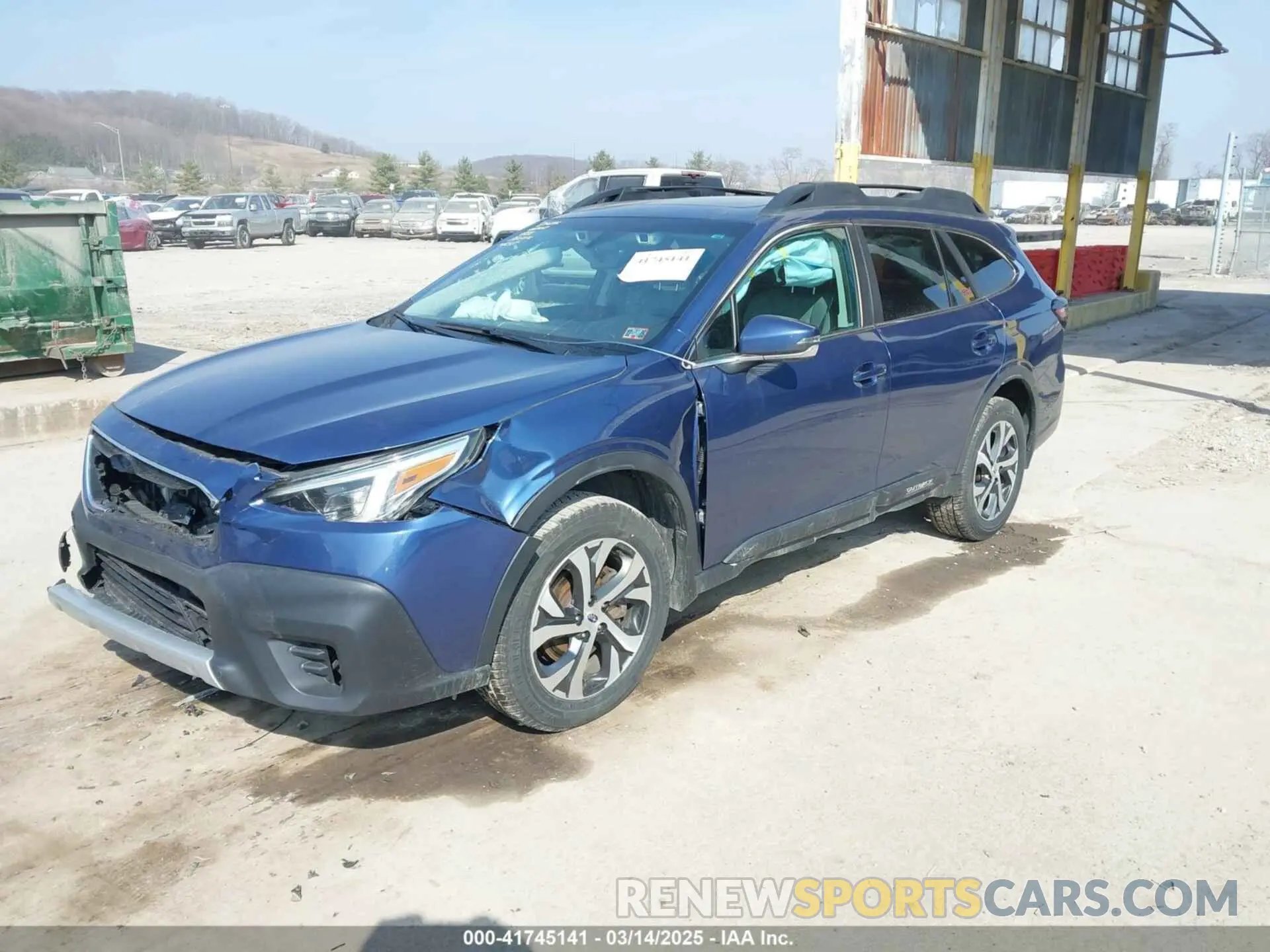 2 Photograph of a damaged car 4S4BTANC5M3151716 SUBARU OUTBACK 2021