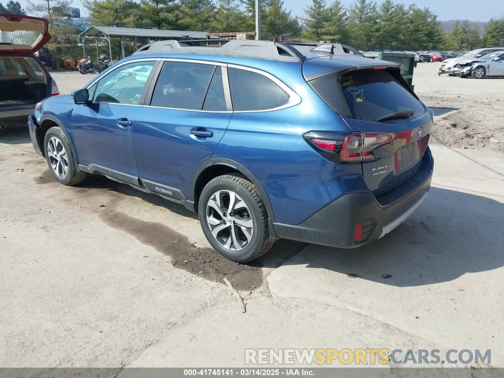 3 Photograph of a damaged car 4S4BTANC5M3151716 SUBARU OUTBACK 2021